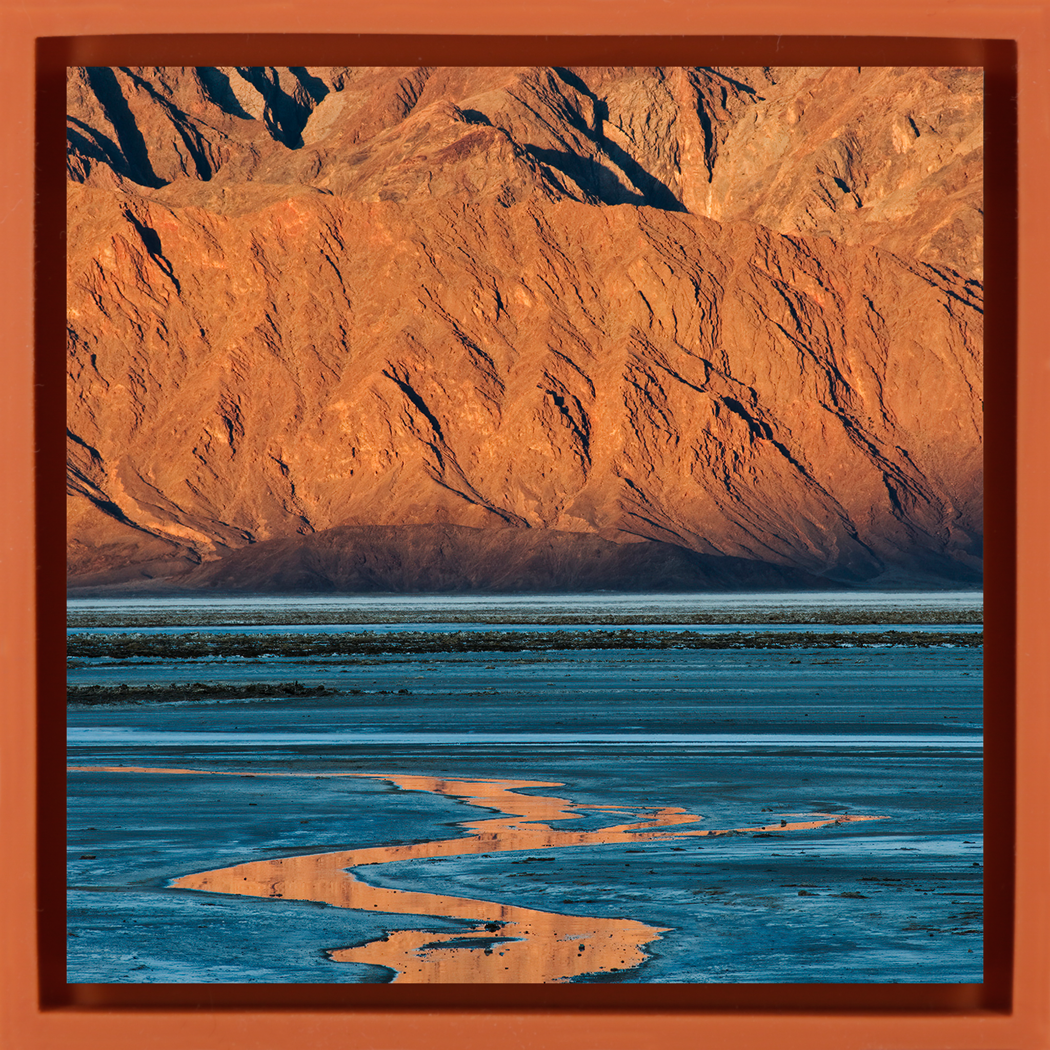 Death Valley Salt Flats- Orange Wrapp