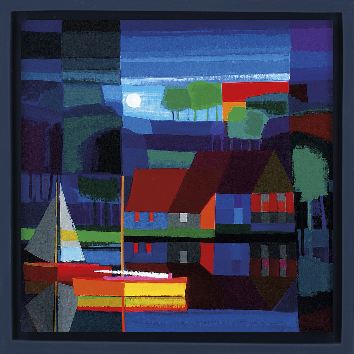 Bootshuis, 2003 - Dark Blue Wrapp - vooraanzicht