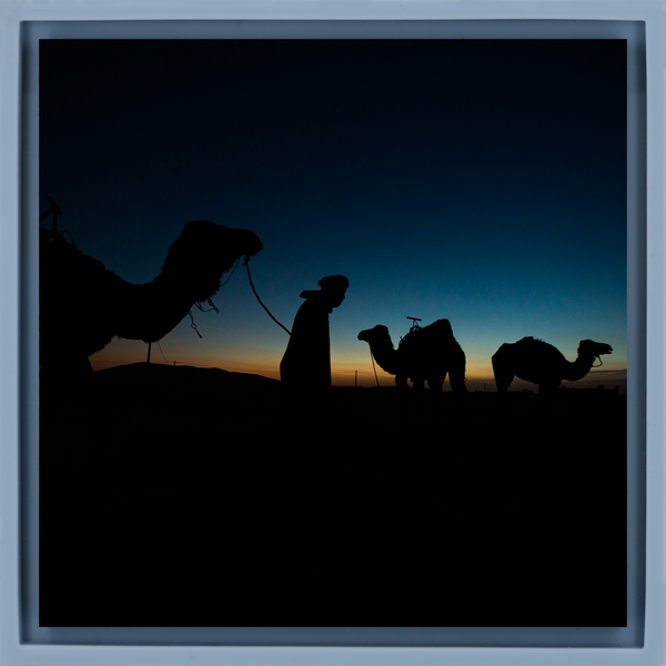Moroccan Sunset - Light Blue Wrapp