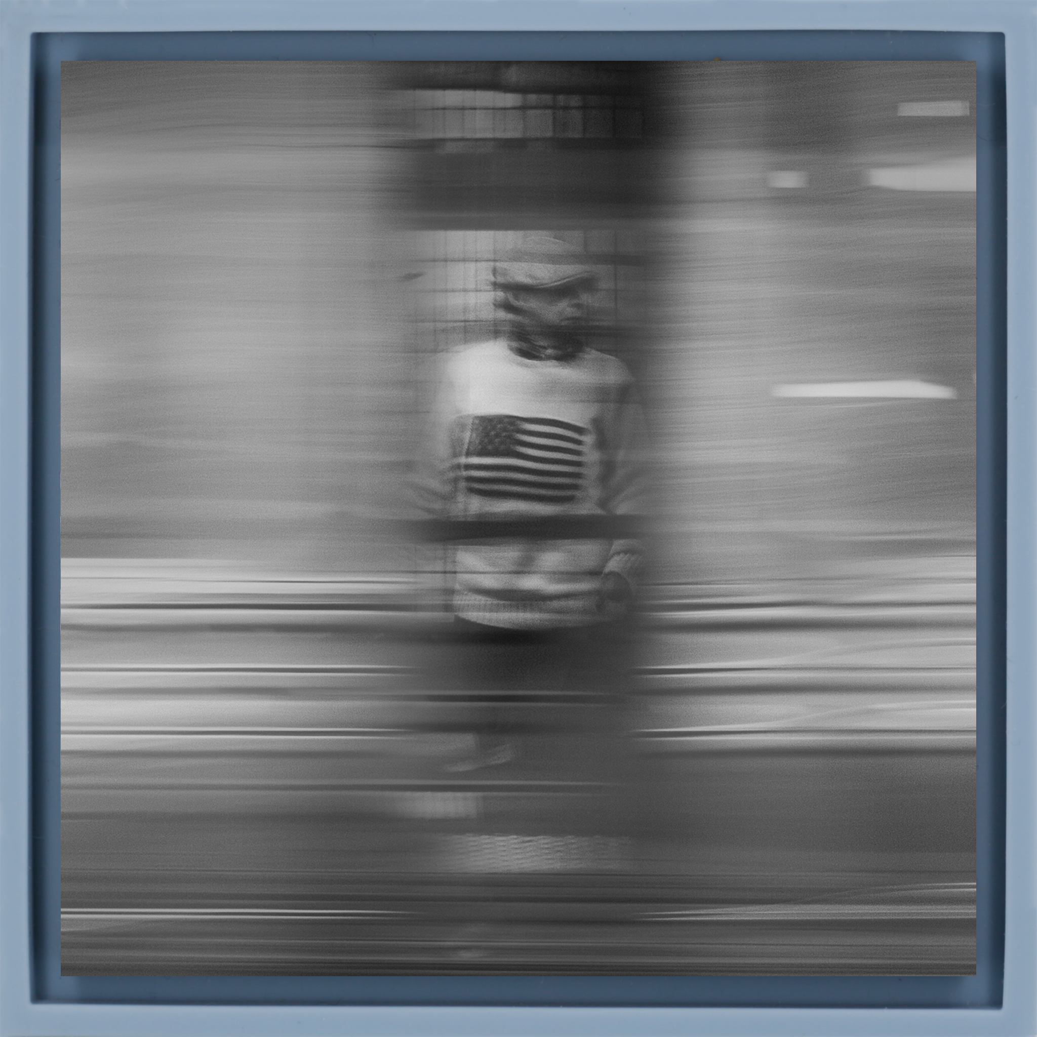 New York – Hellblaue Verpackung