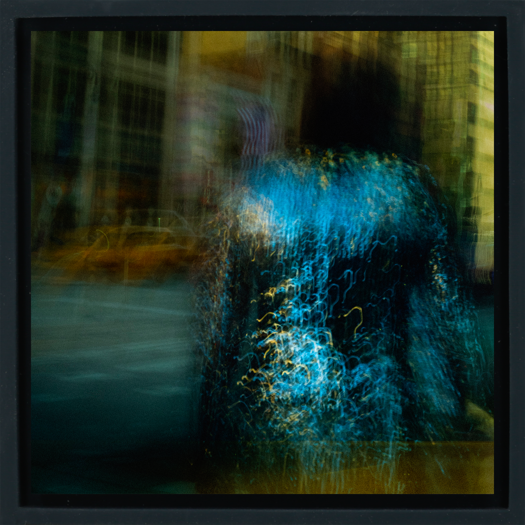 Silbernes Kleid - Schwarzer Wickelrock