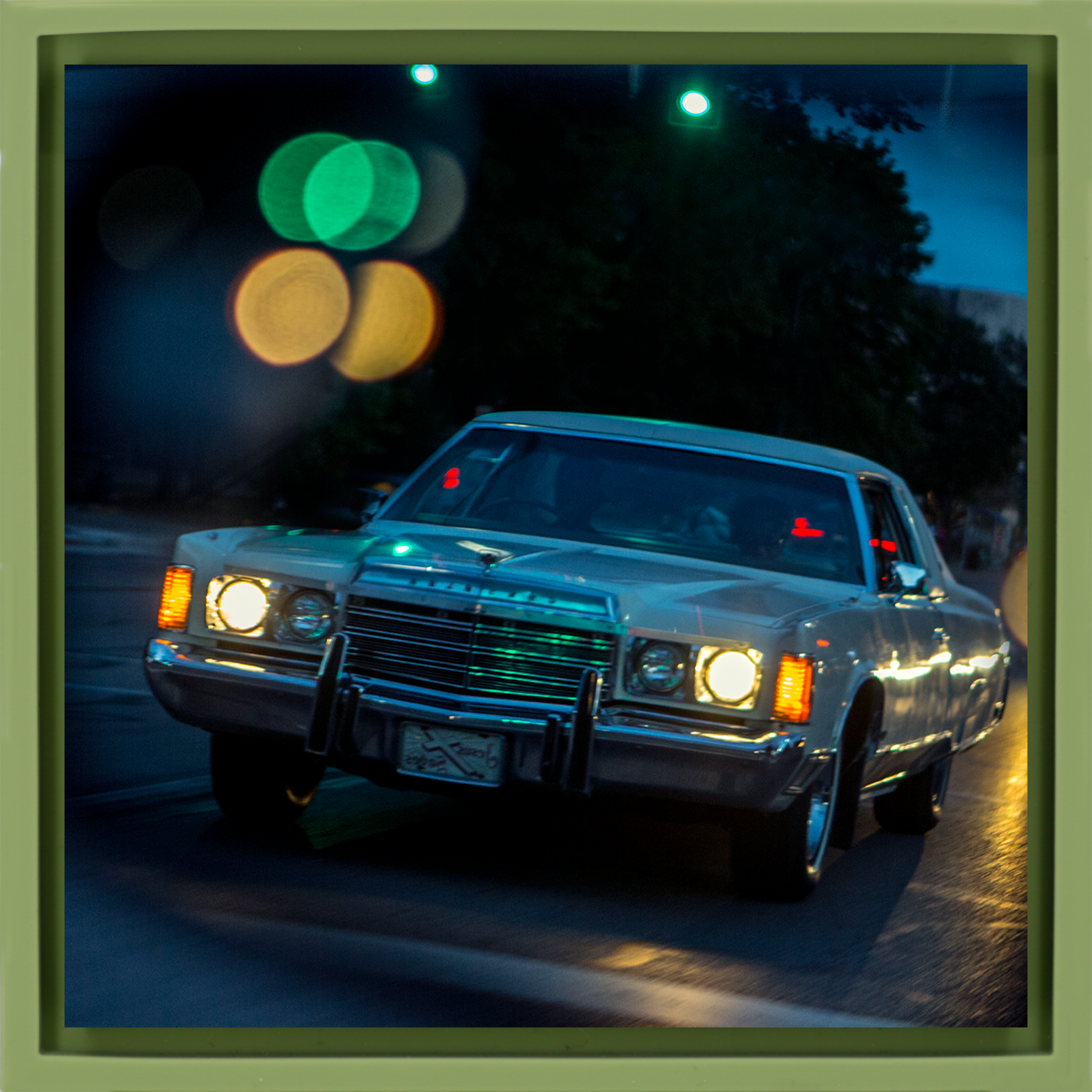 Cadillac - Lichtgroene Wrapp