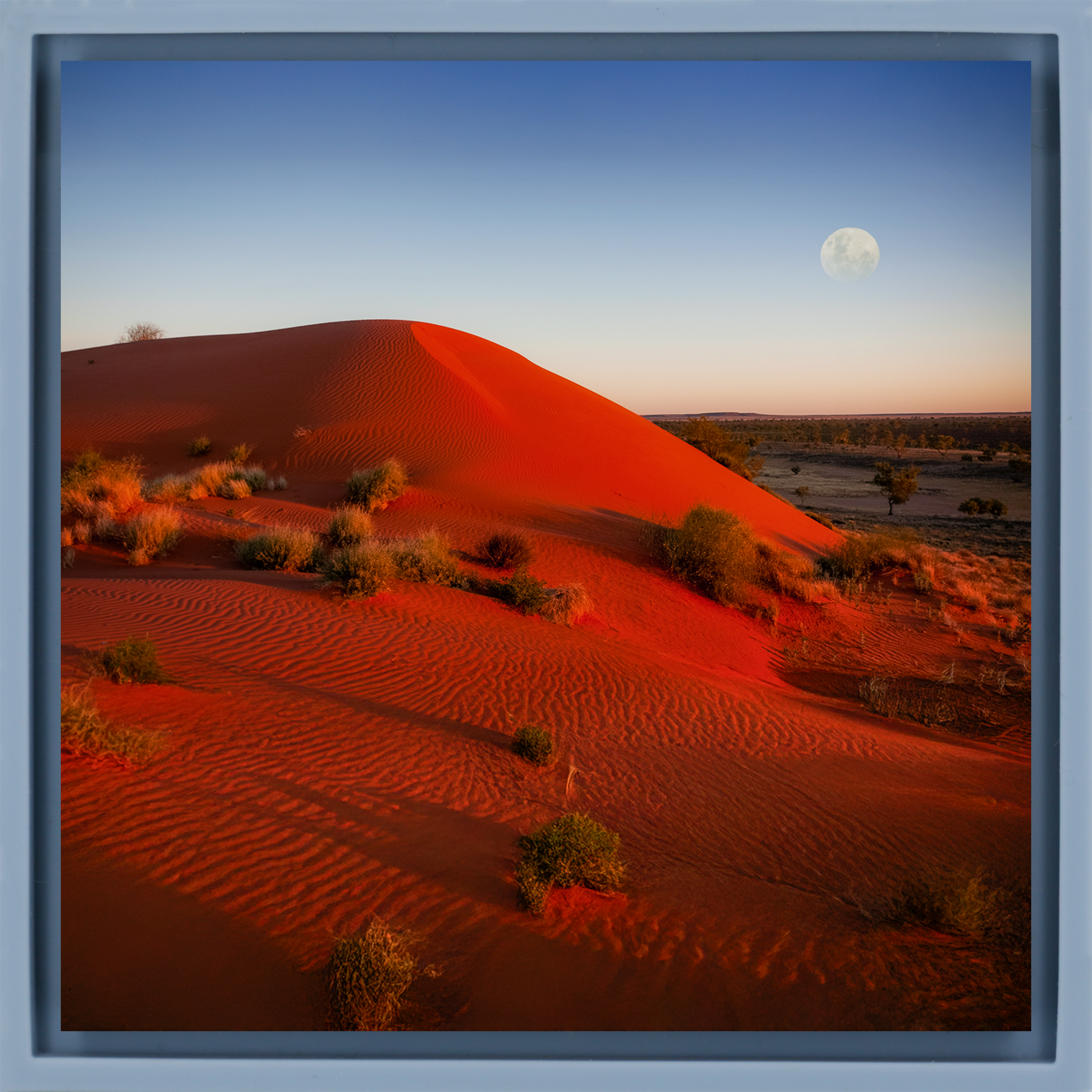 Andado Simpson Desert - Lichtblauwe Wrapp