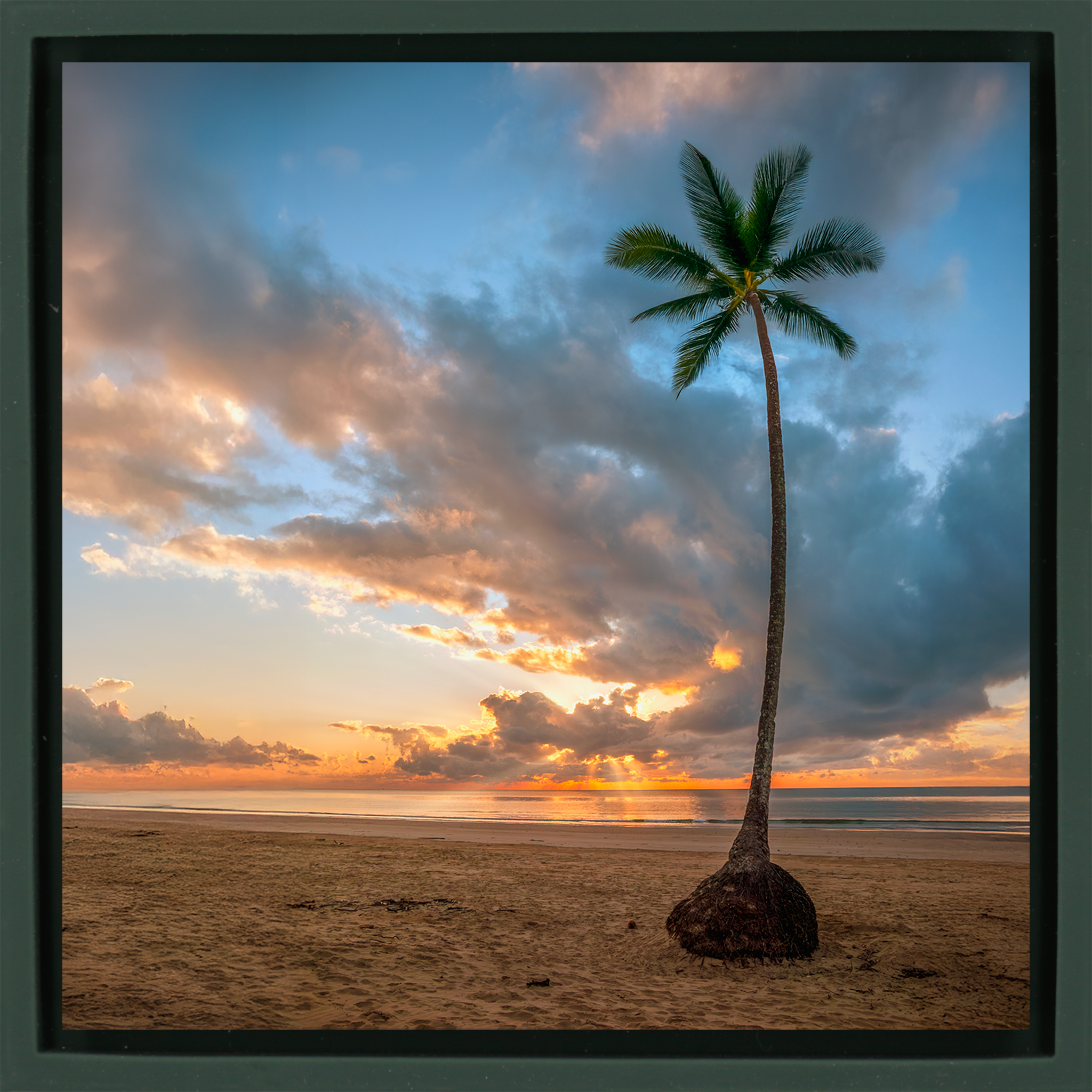 Mission Beach- Dark Green Wrapp