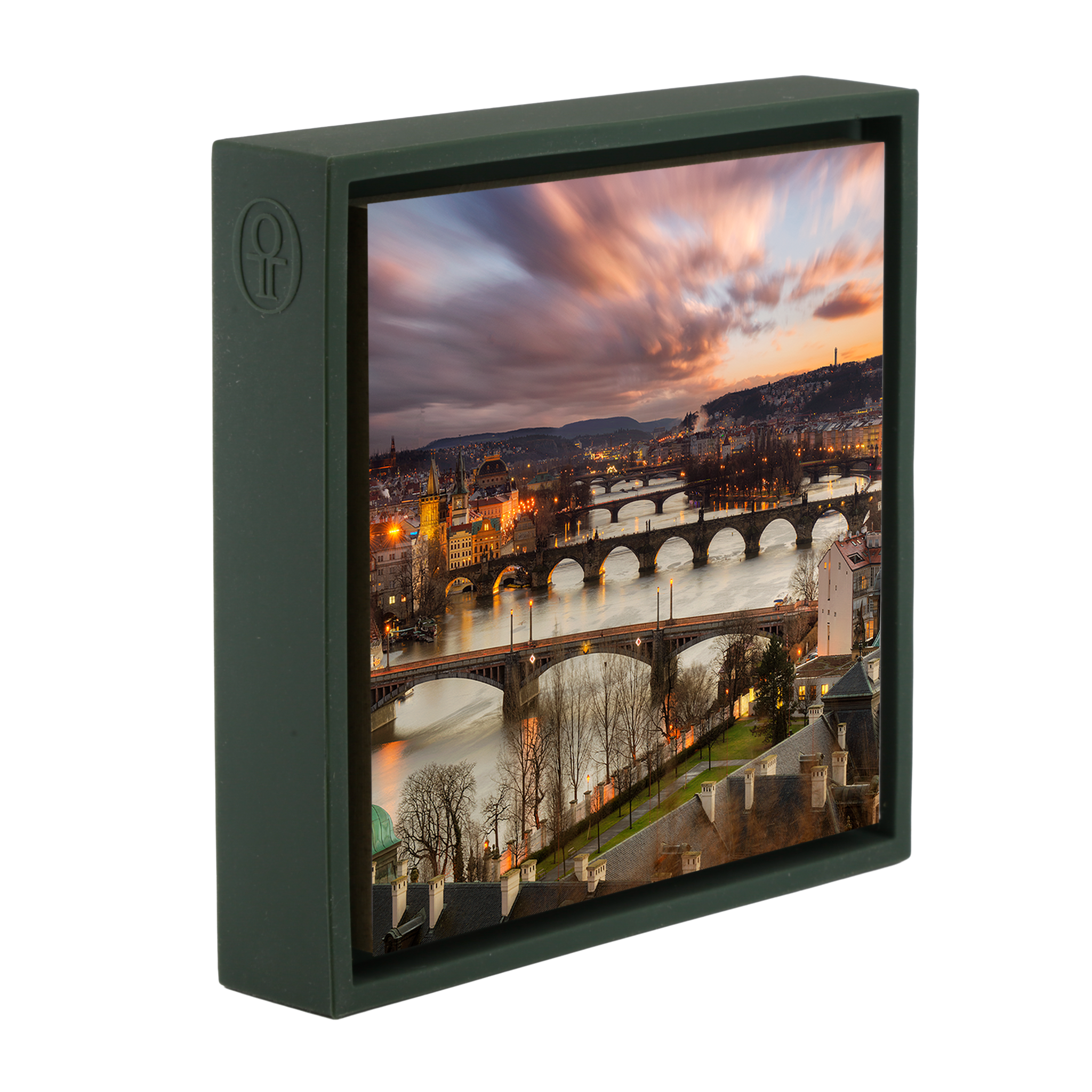 Vltava River - Donkergroene Wrapp