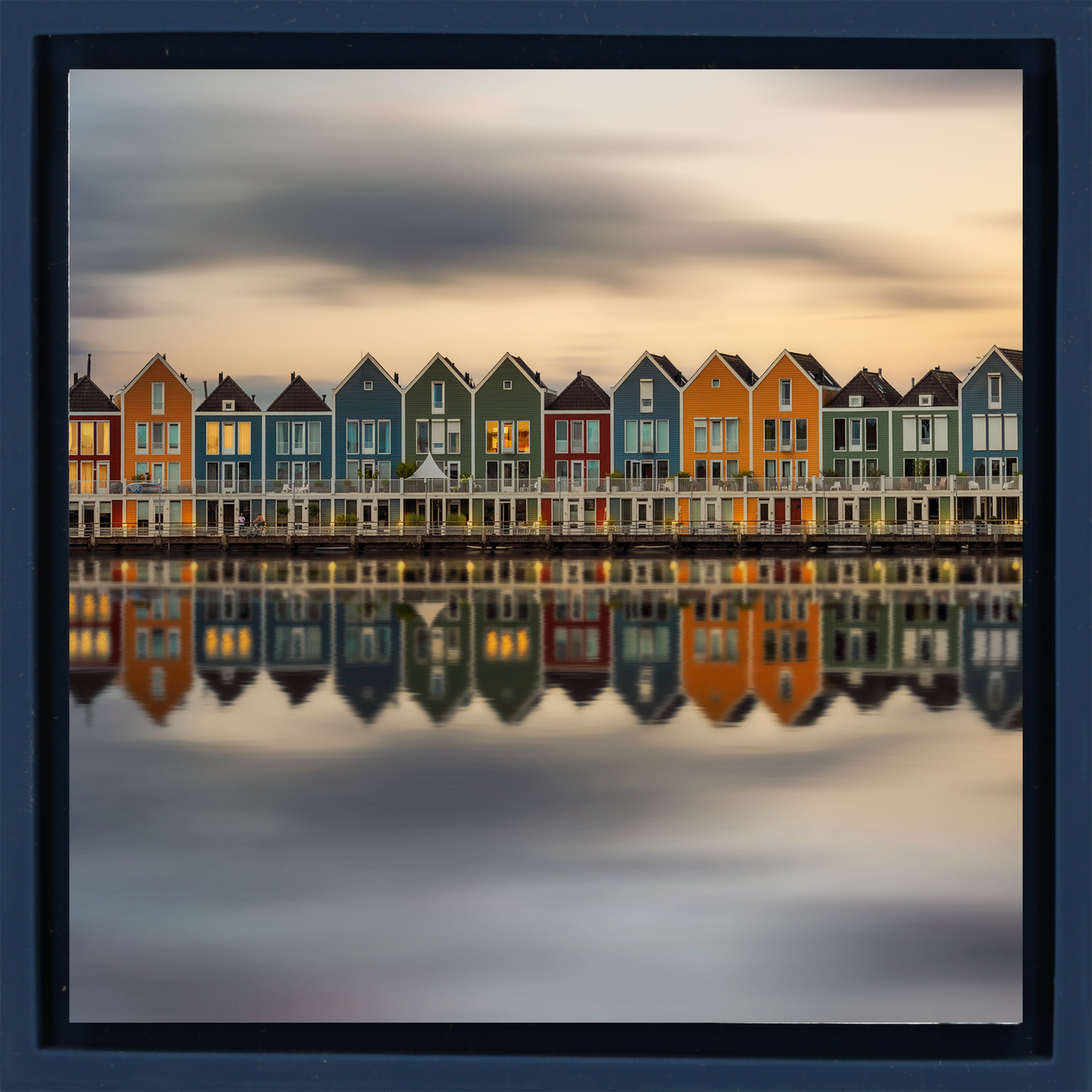 Houten- Dark Blue Wrapp