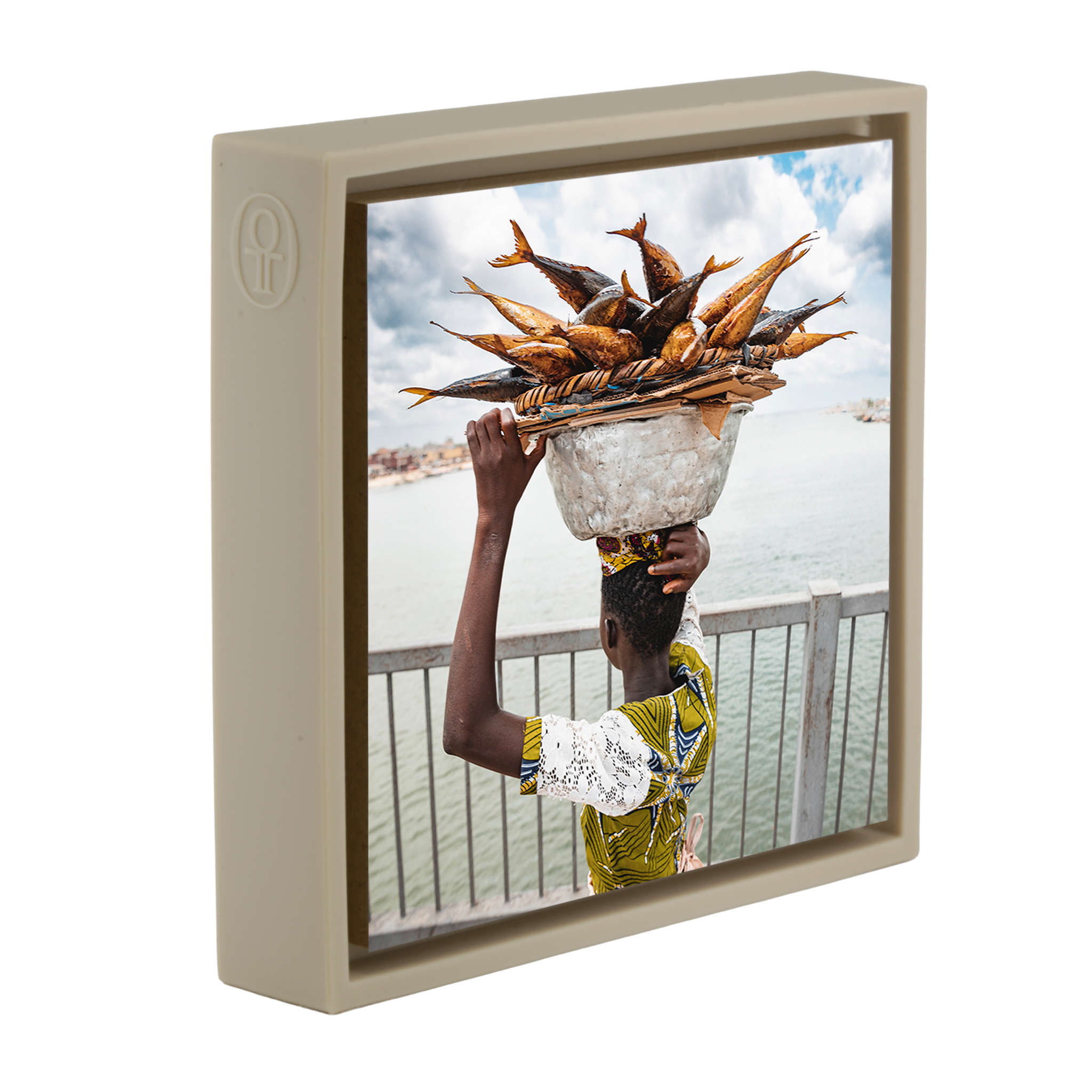 Seau de poisson - Emballage sable