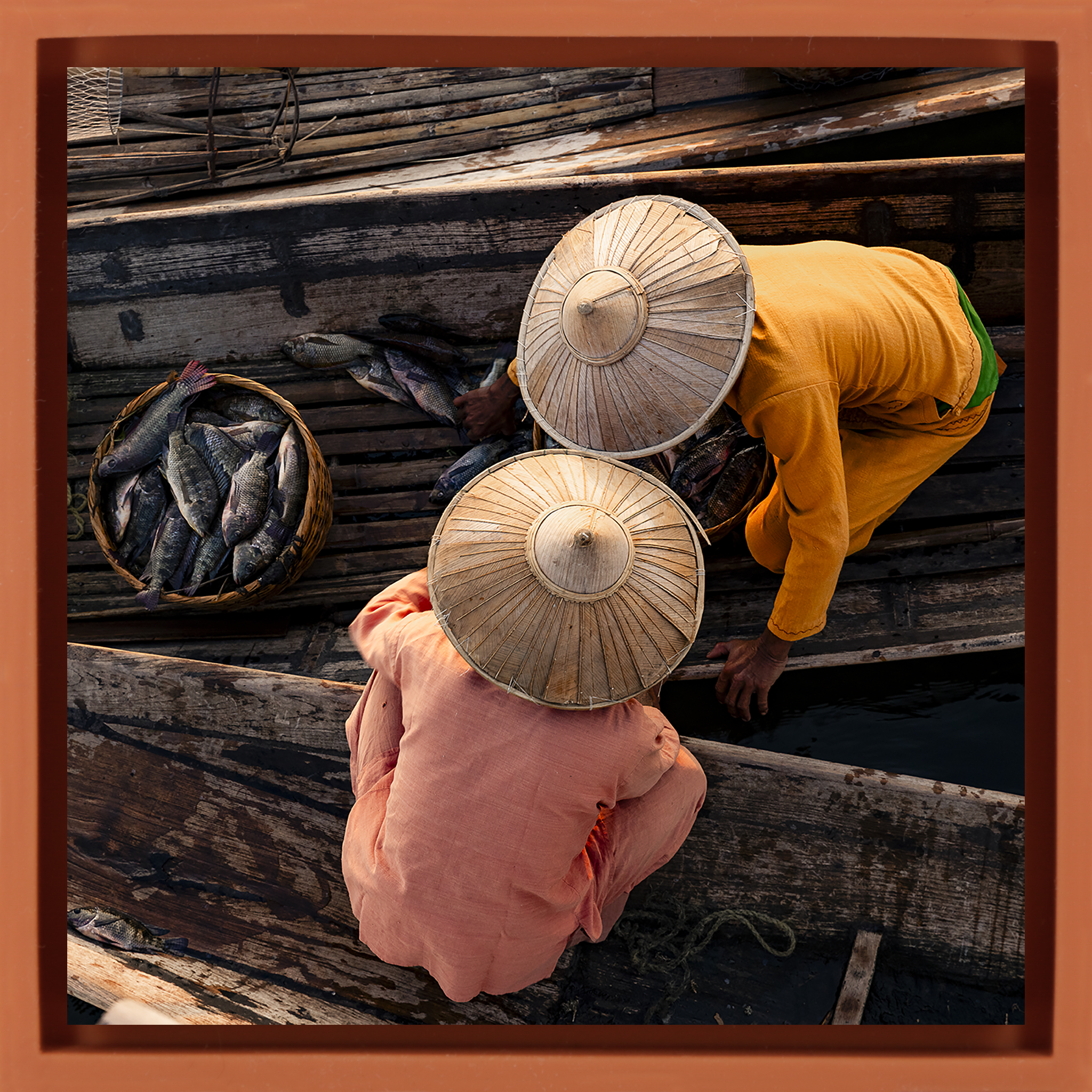 The Catch Inle Lake- Orange Wrapp