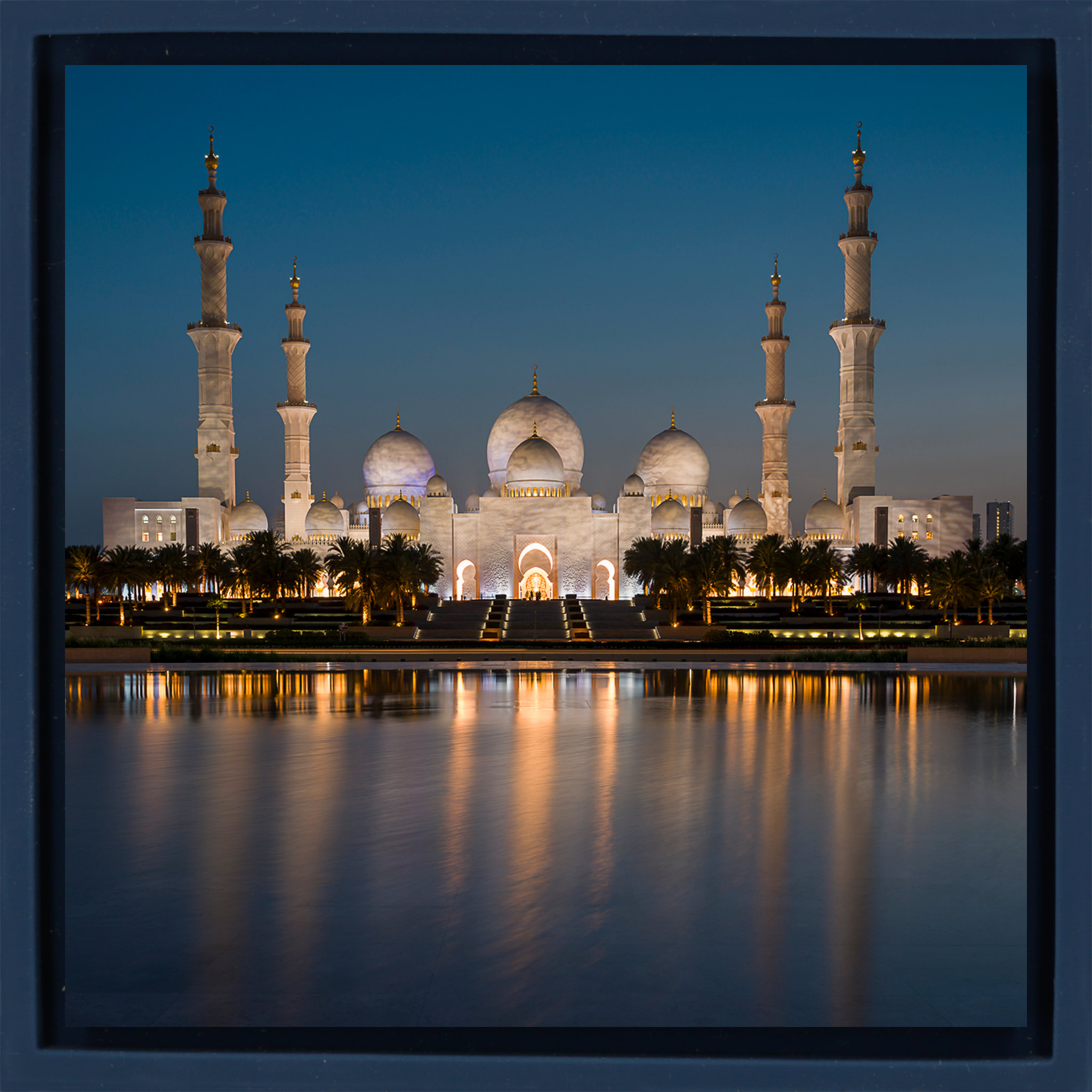 Marble Majesty - Donkerblauwe Wrapp