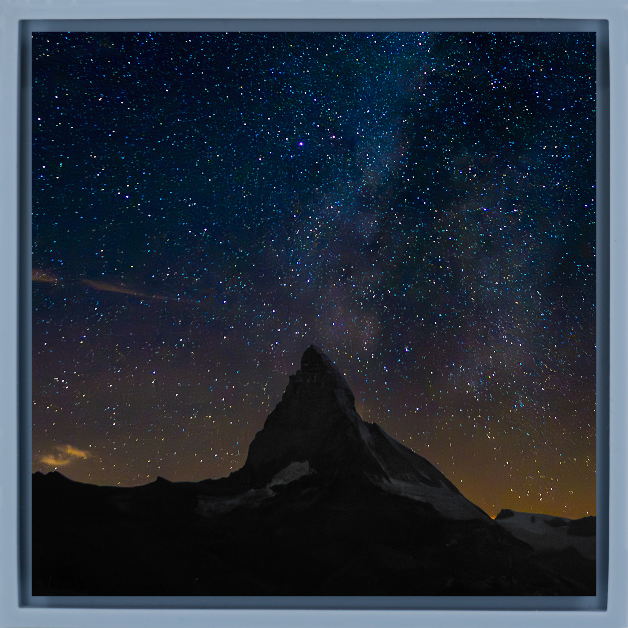 Milky Way over the Matterhorn - Lichtblauwe Wrapp