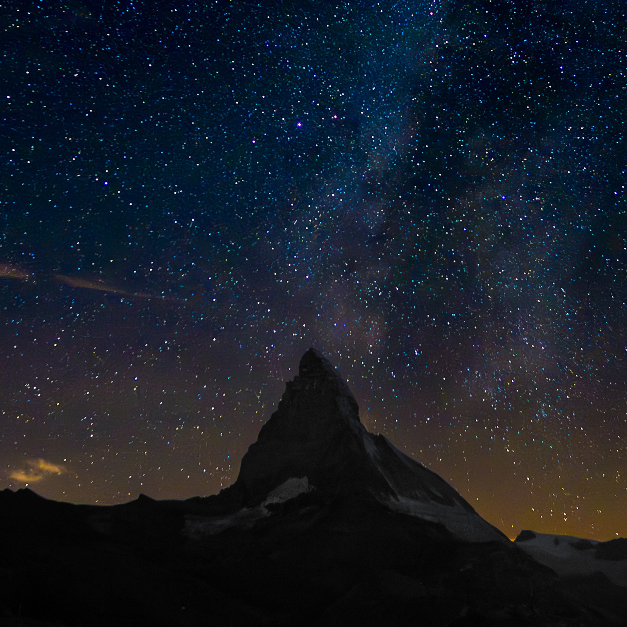 Milky Way over the Matterhorn - Collection: Switserland