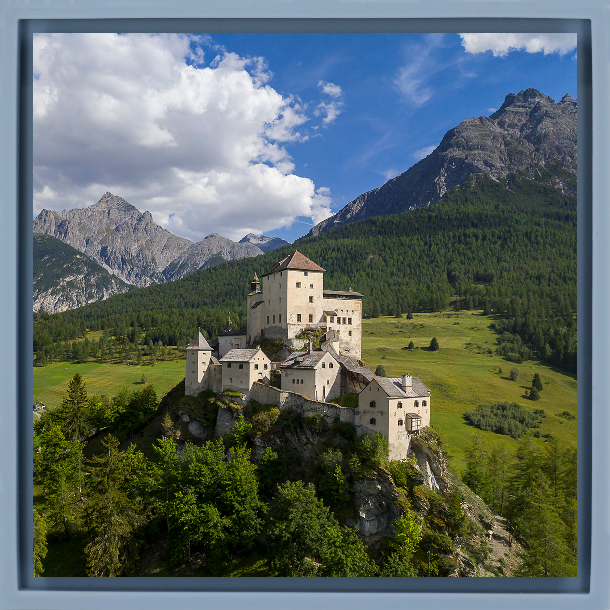 Schloss Tarasp- Light Blue Wrapp