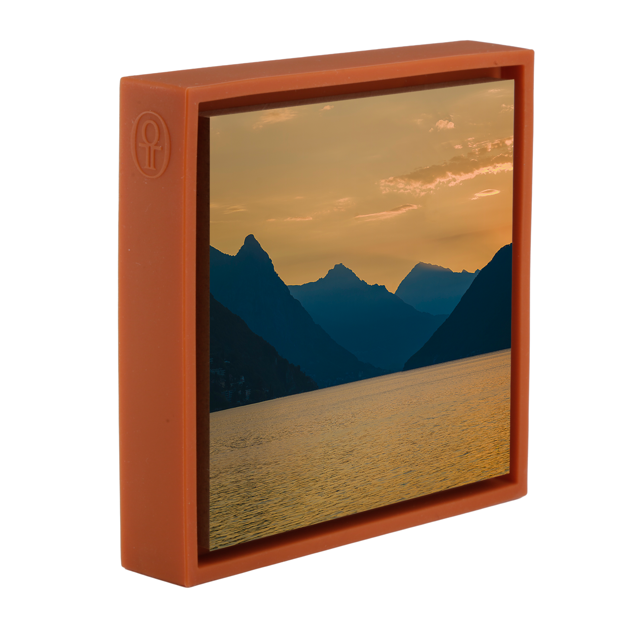 Sunrise on Lake Lugano- Orange Wrapp