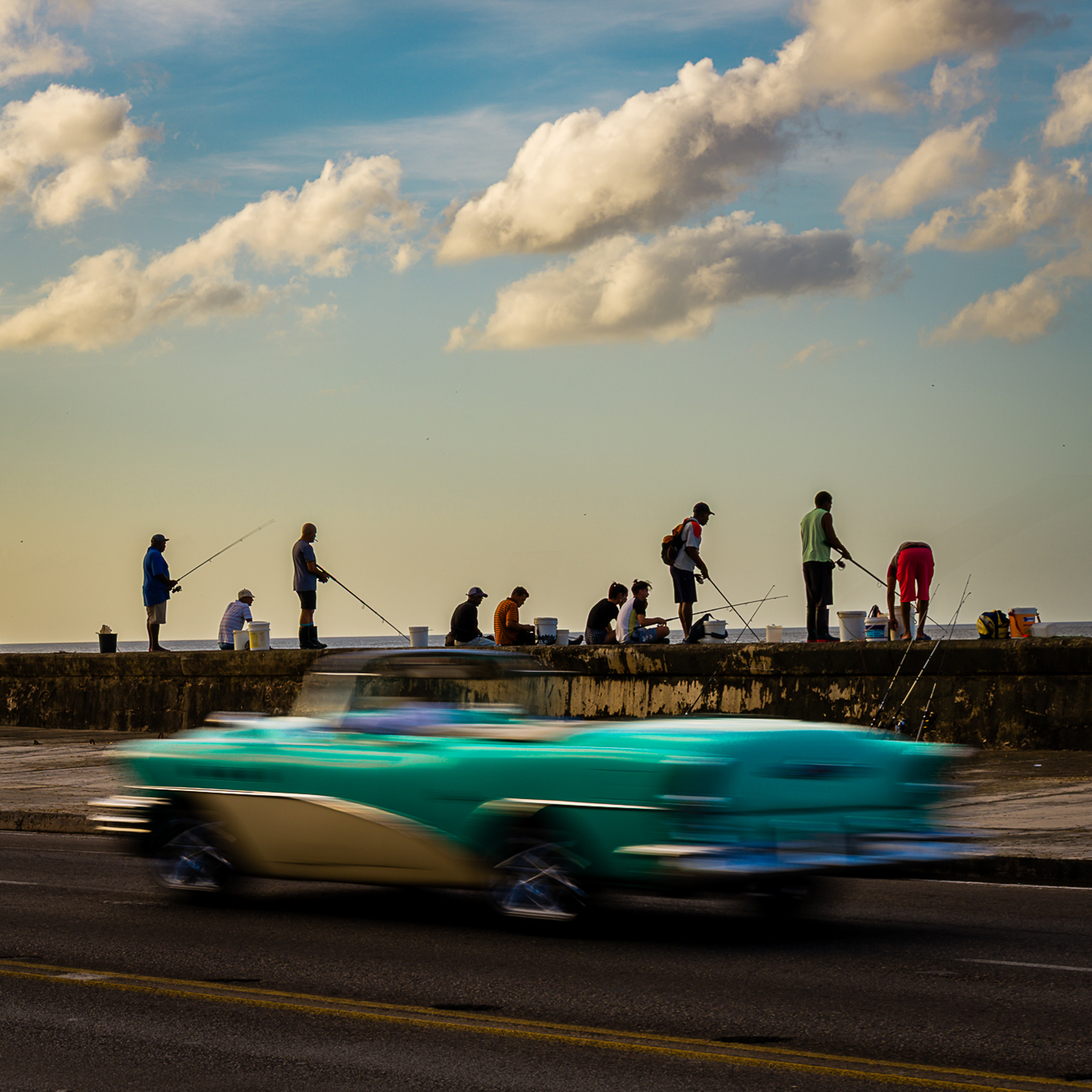 On The Malecon - Collection: Cuba