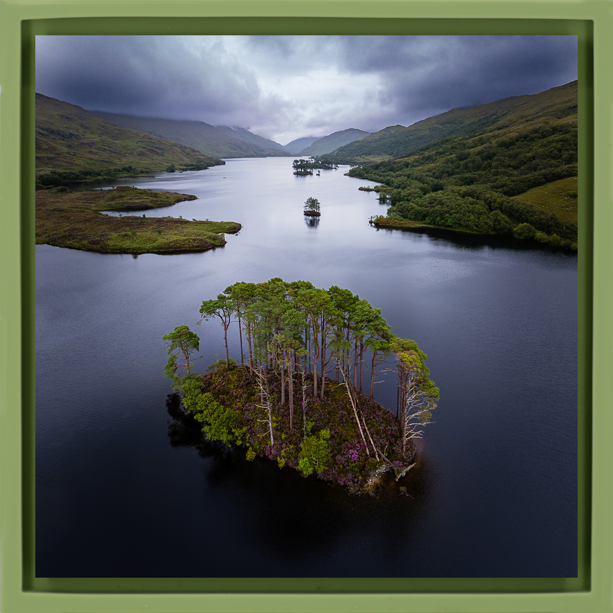 Eilean Na Moine – Hellgrünes Wrapp