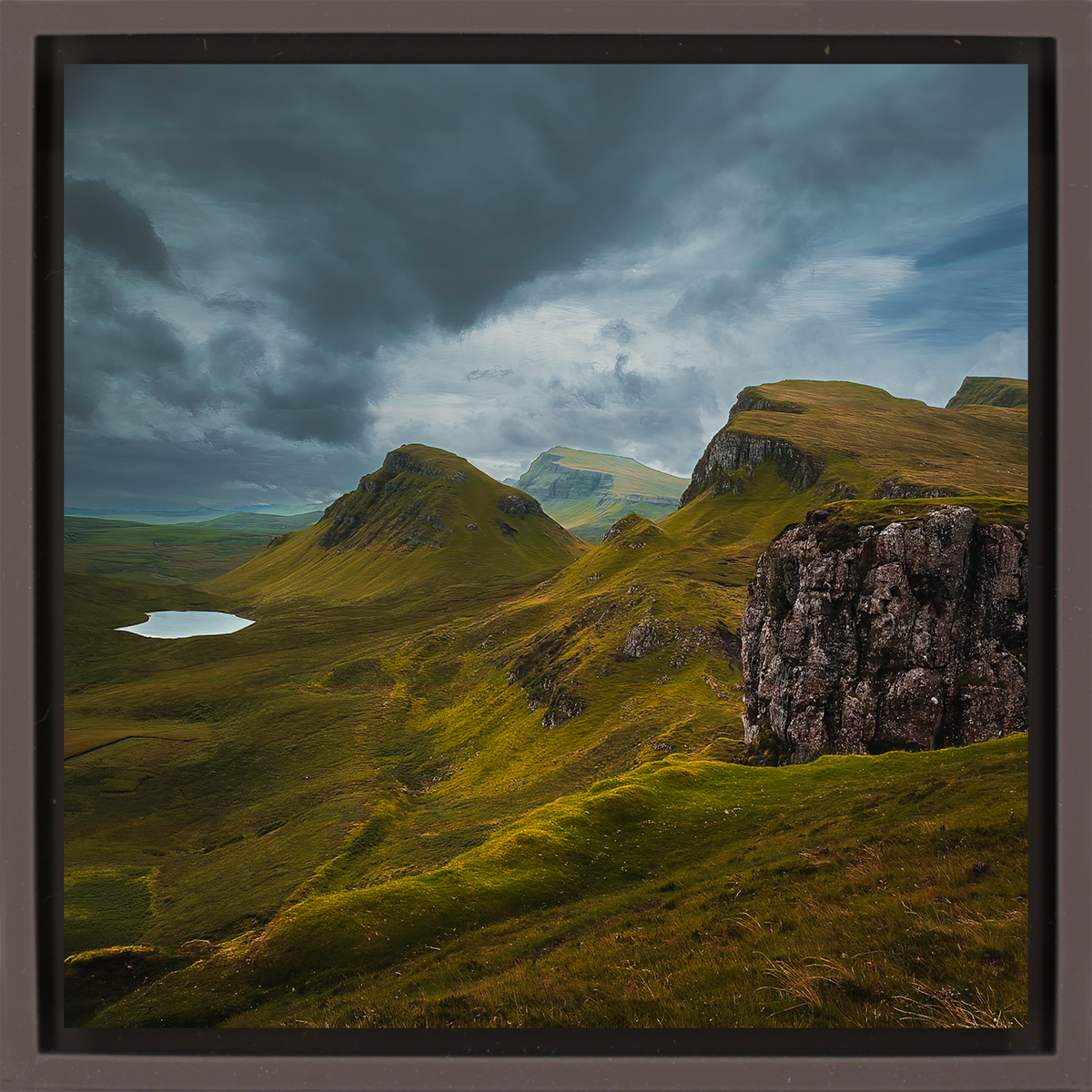 Clearing Storm over QuiraIsle of Skye