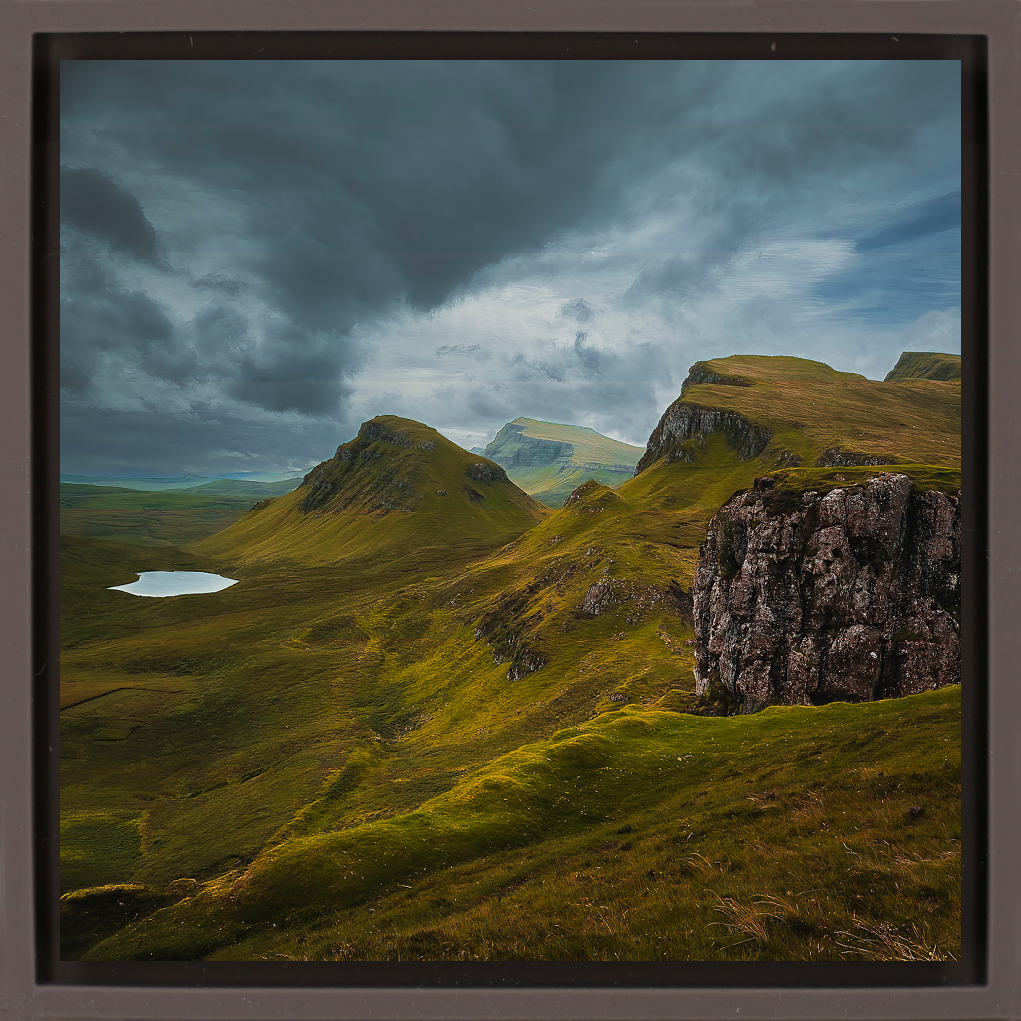 Clearing Storm over QuiraIsle of Skye - Bruine Wrapp