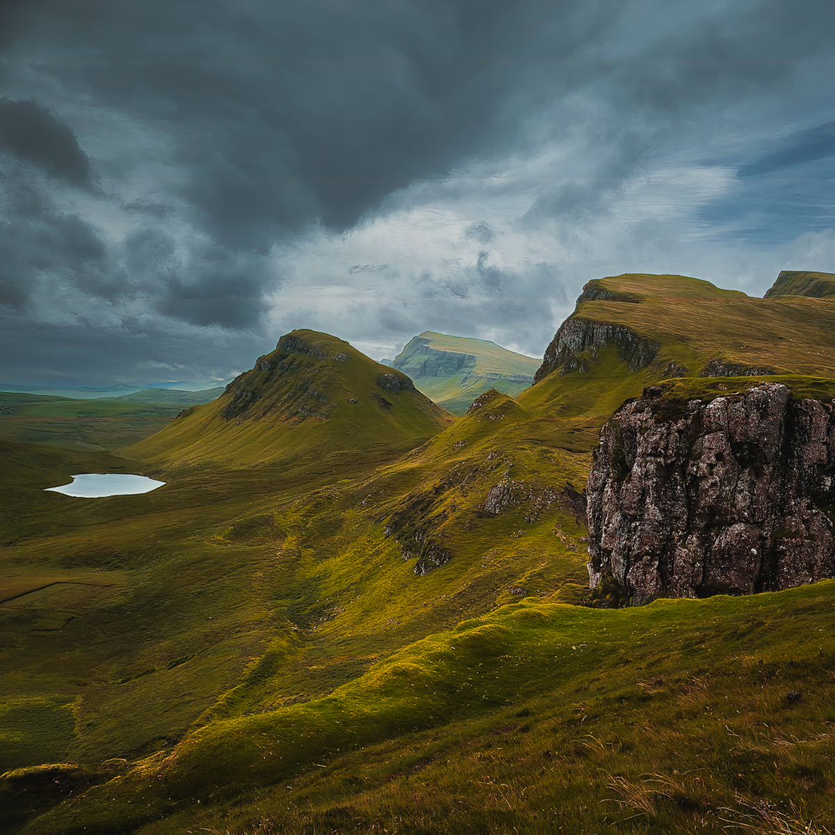 Clearing Storm over QuiraIsle of Skye