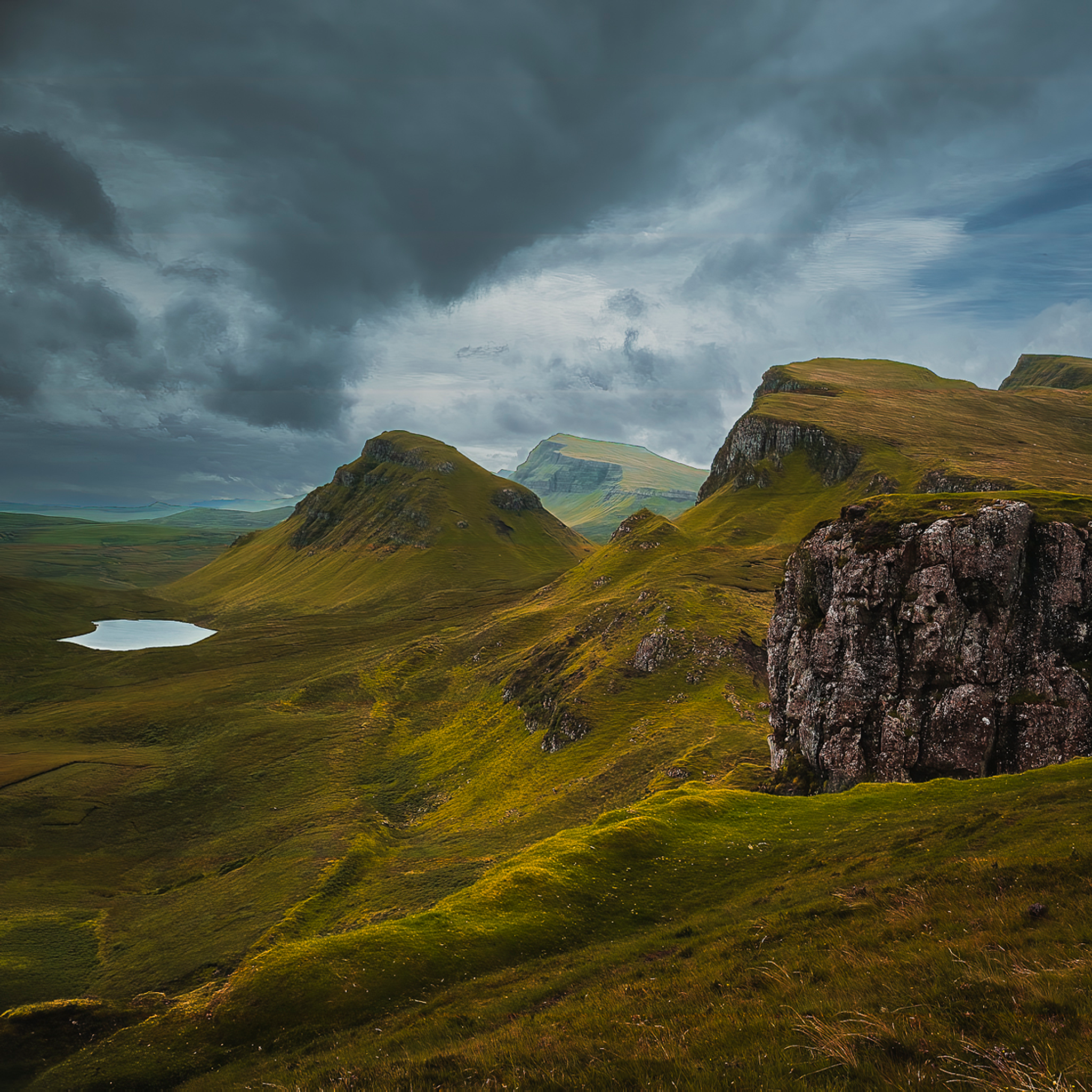 Clearing Storm over QuiraIsle of Skye- Collection: Scotland
