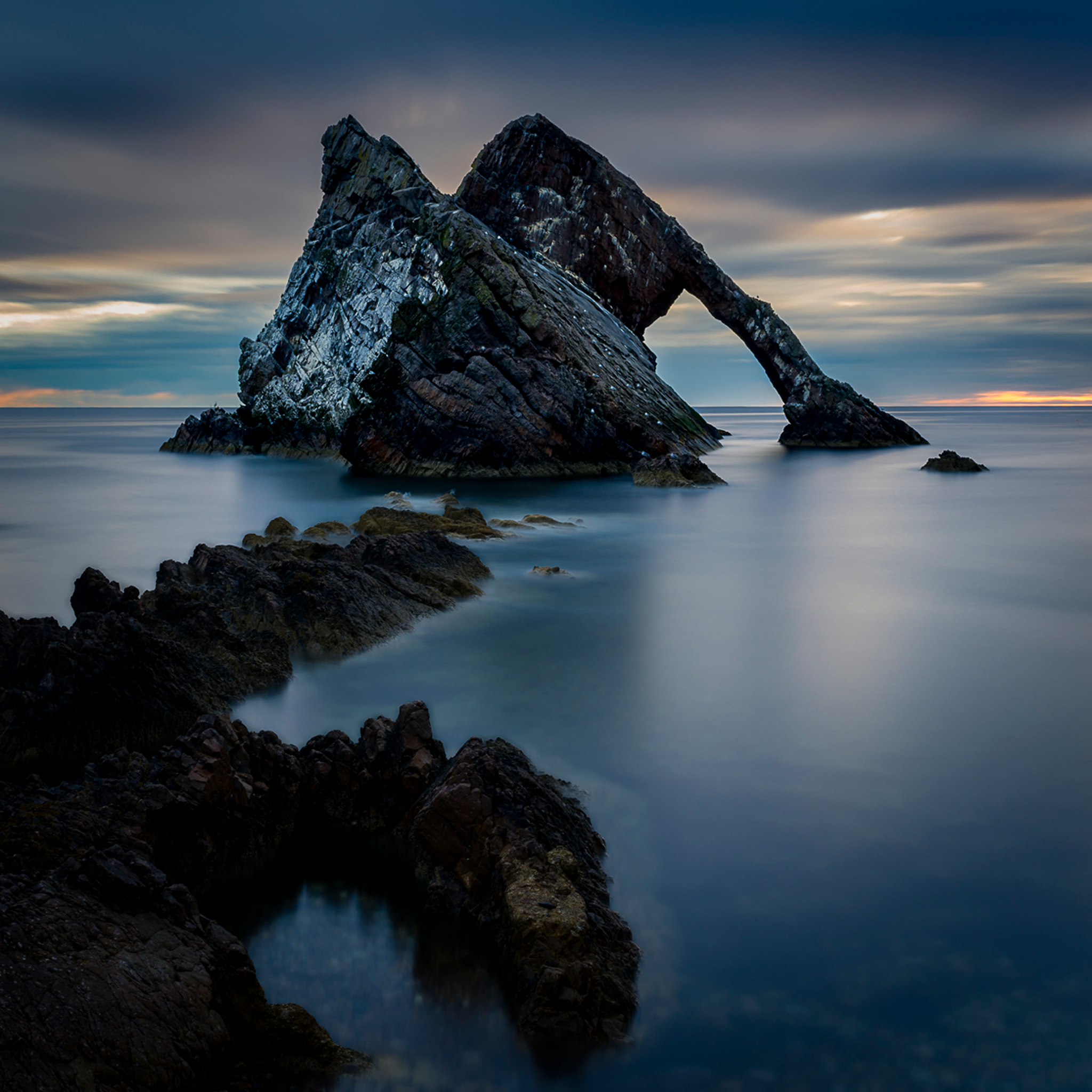 Bow Fiddle Rock Port Knockie- Collection: Scotland