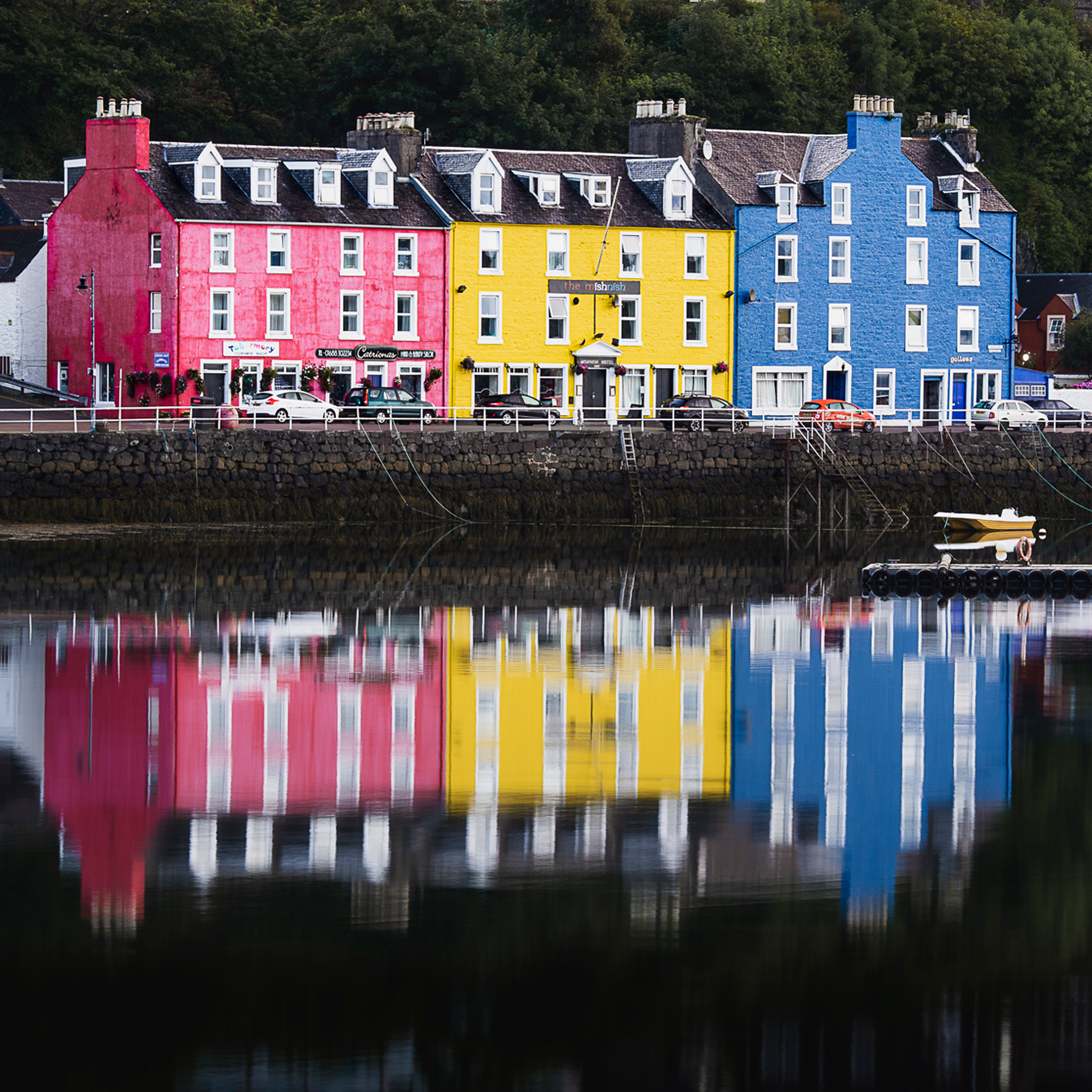 Gllomy Day in Tobermory- Collection: Scotland