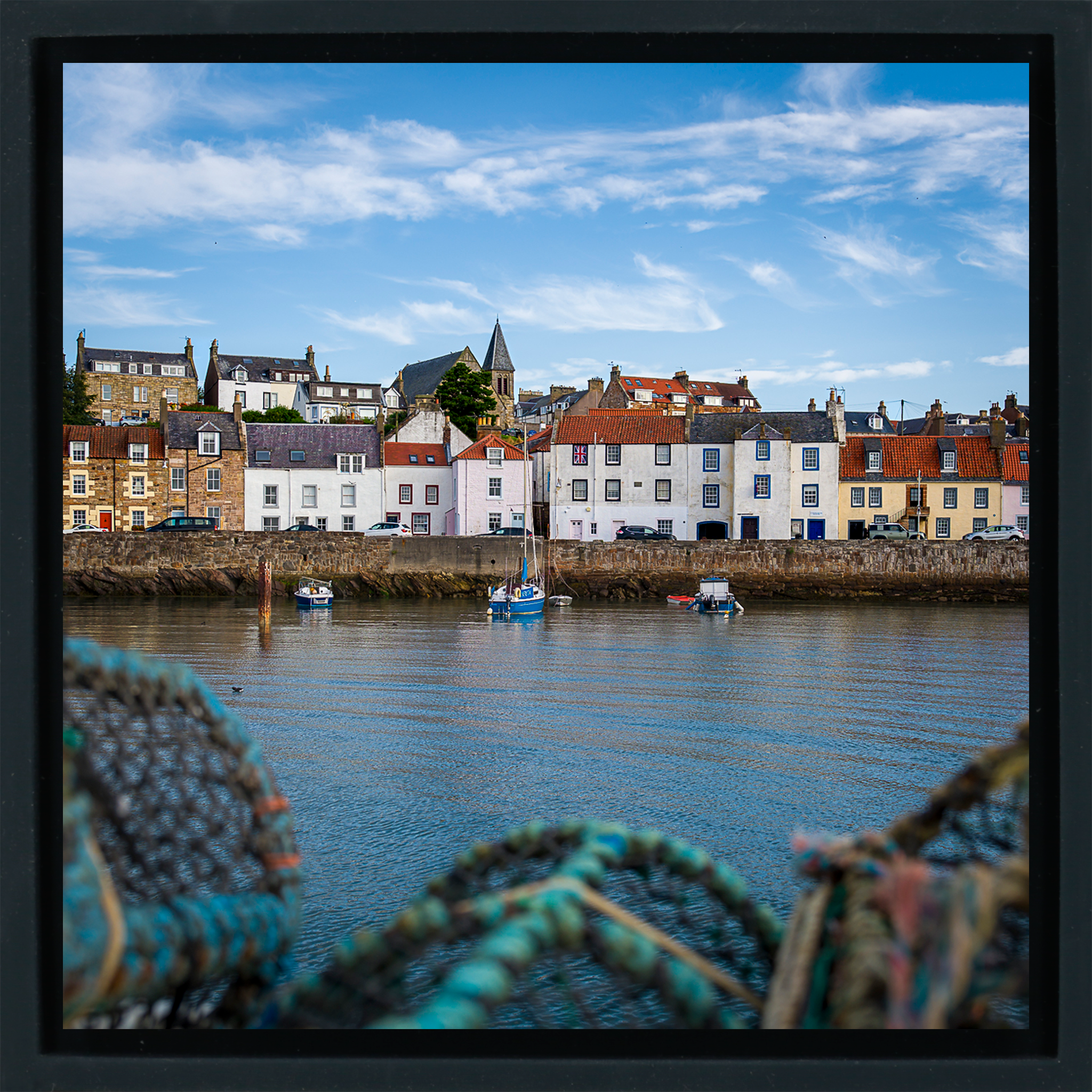 Lobster Traps St Monans Harbour - Zwarte Wrapp