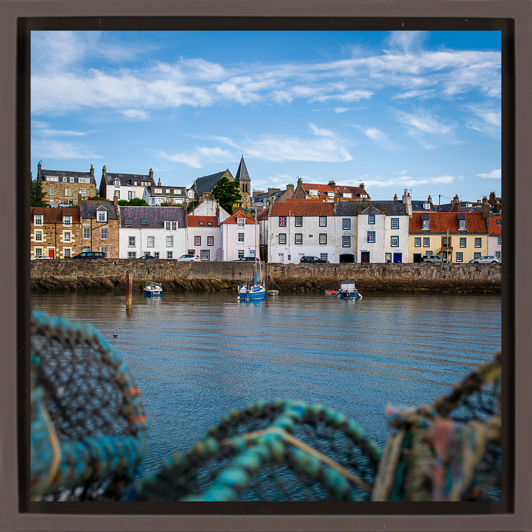 Lobster Traps St Monans Harbour - Bruine Wrapp