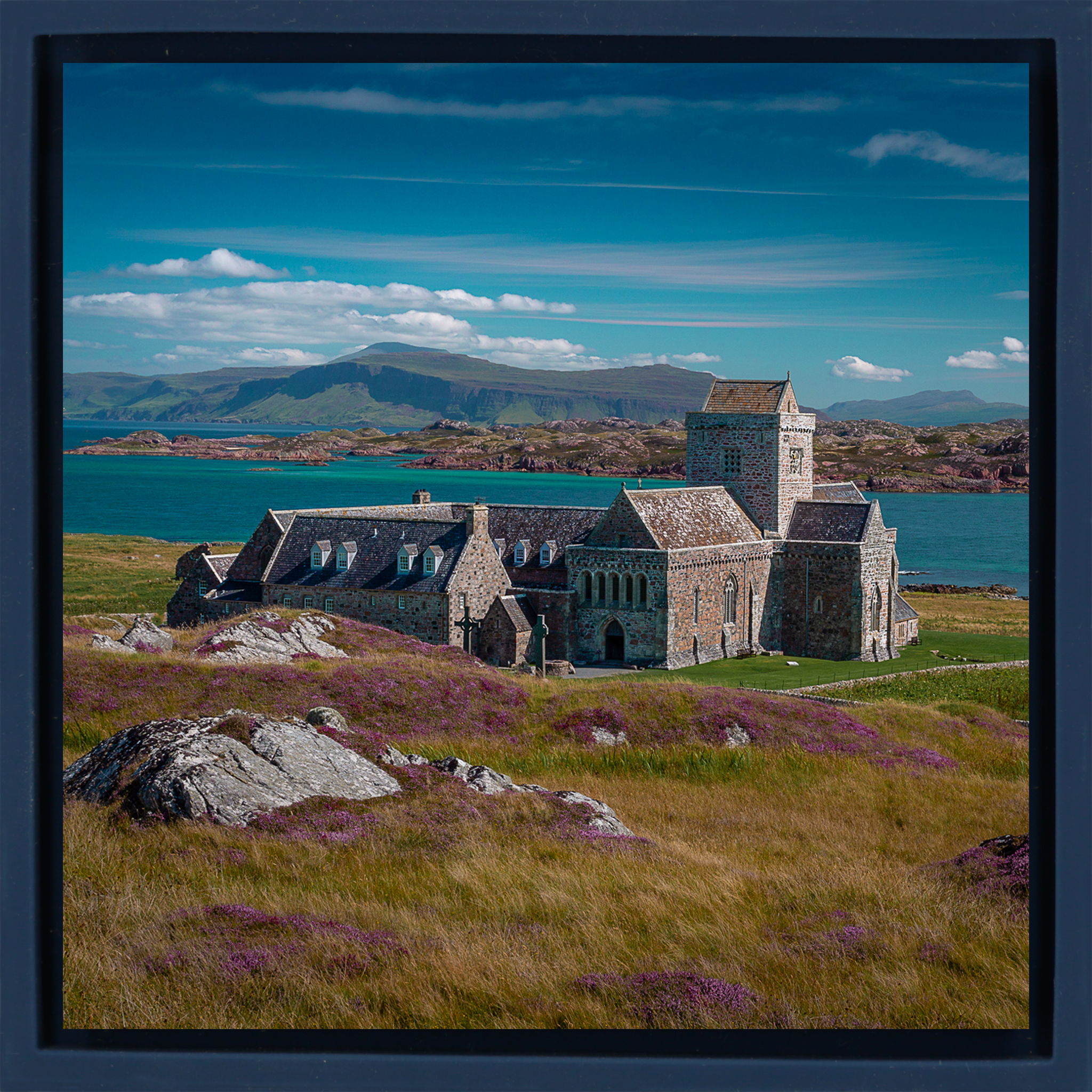 Iona Abbey - Donkerblauwe Wrapp