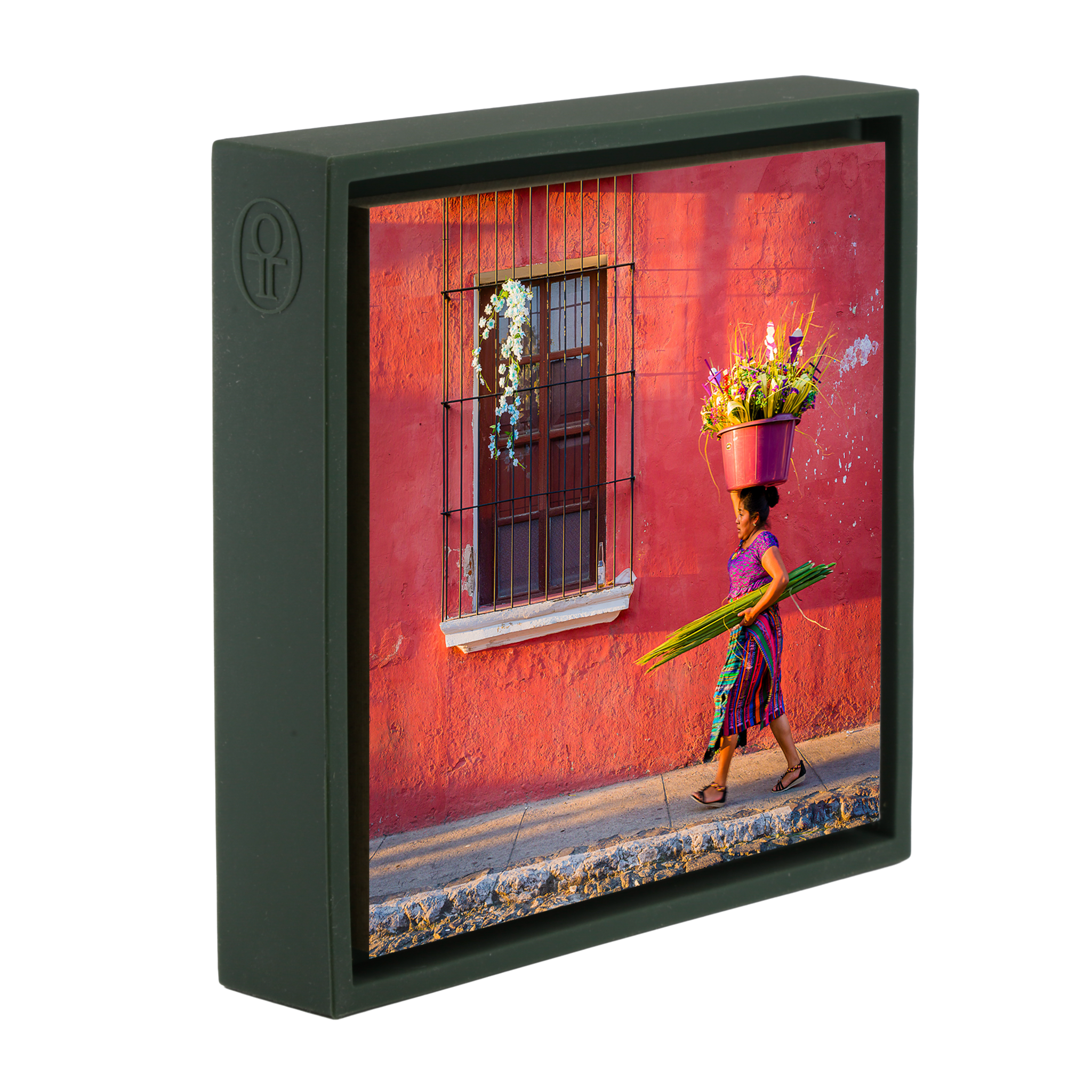 Running to Market - Donkergroene Wrapp