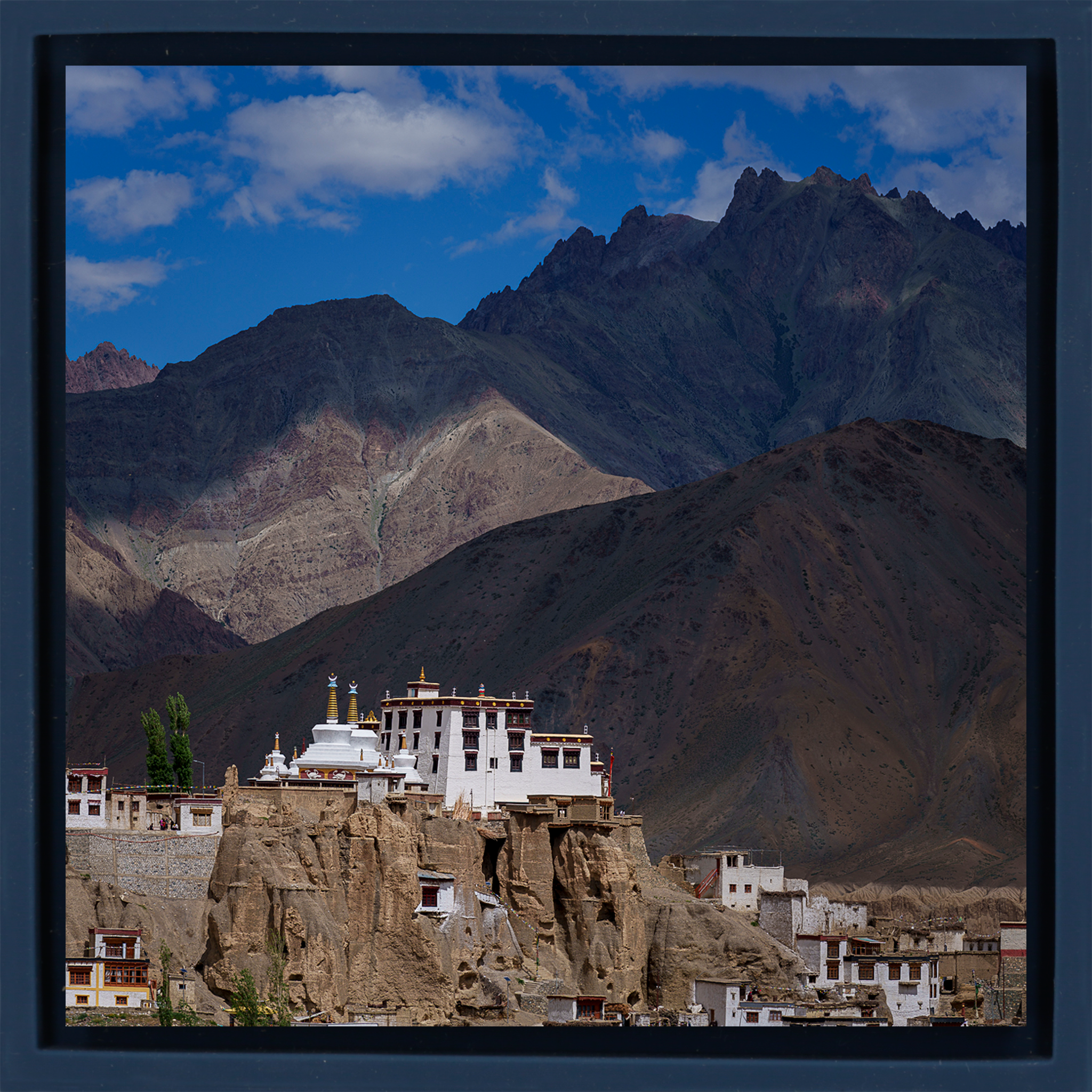 Lamayuru Gompa - Donkerblauwe Wrapp