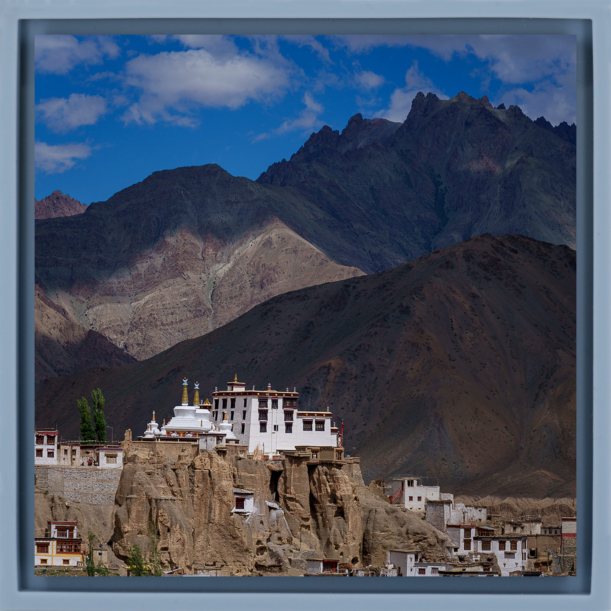 Lamayuru Gompa - Lichtblauwe Wrapp
