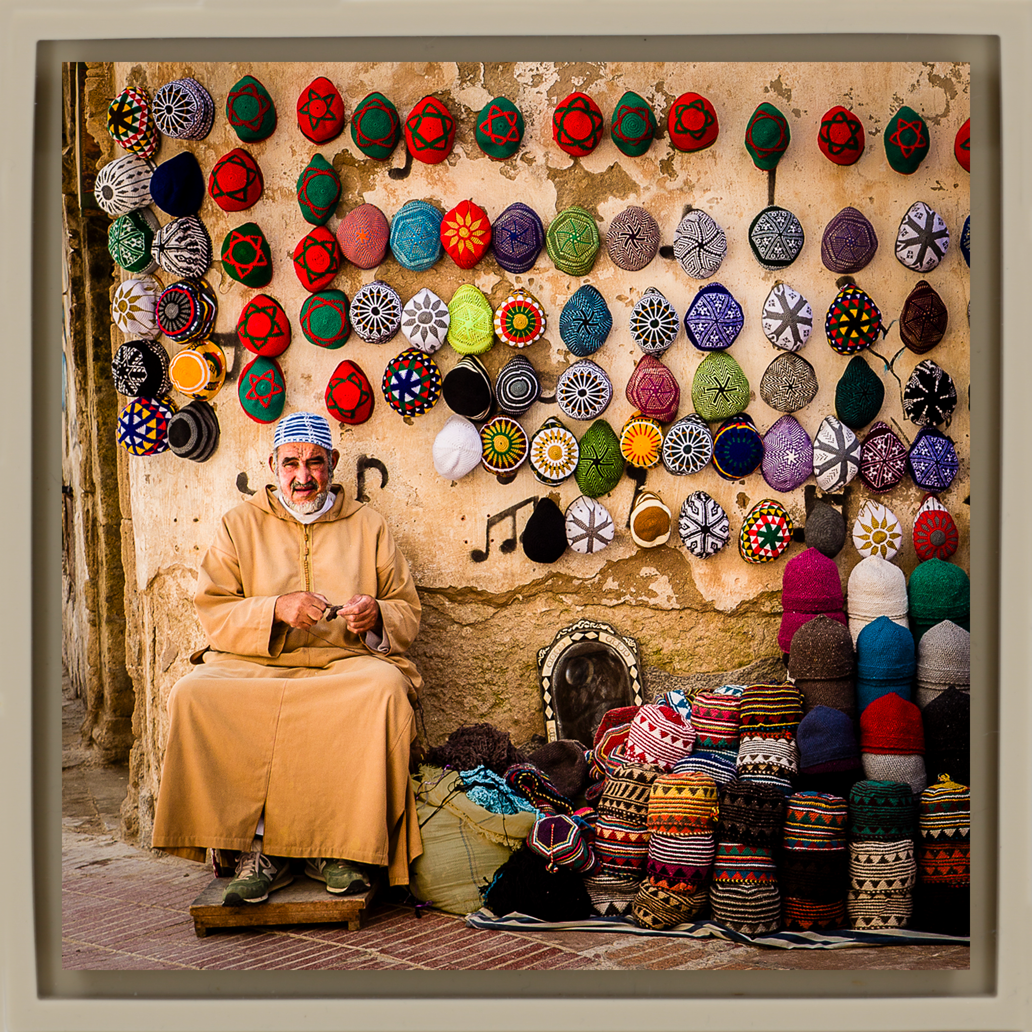 The Master of Essaouira - Zandkleurige Wrapp