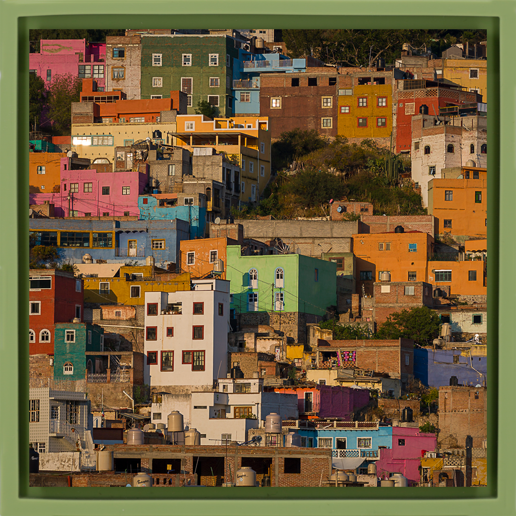 Guanajuato Geometry - Lichtgroene Wrapp
