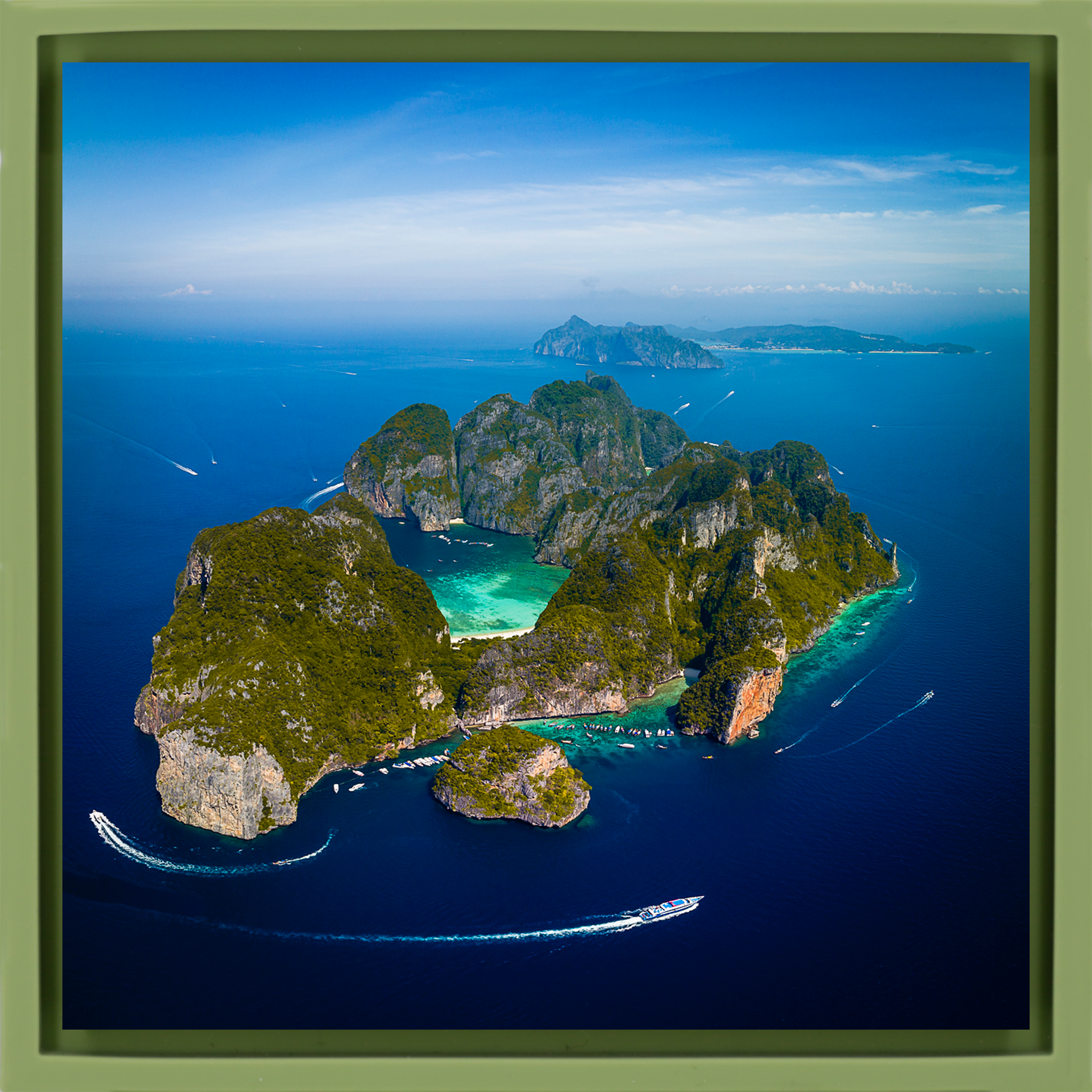 Maya Bay Majesty- Light Green Wrapp