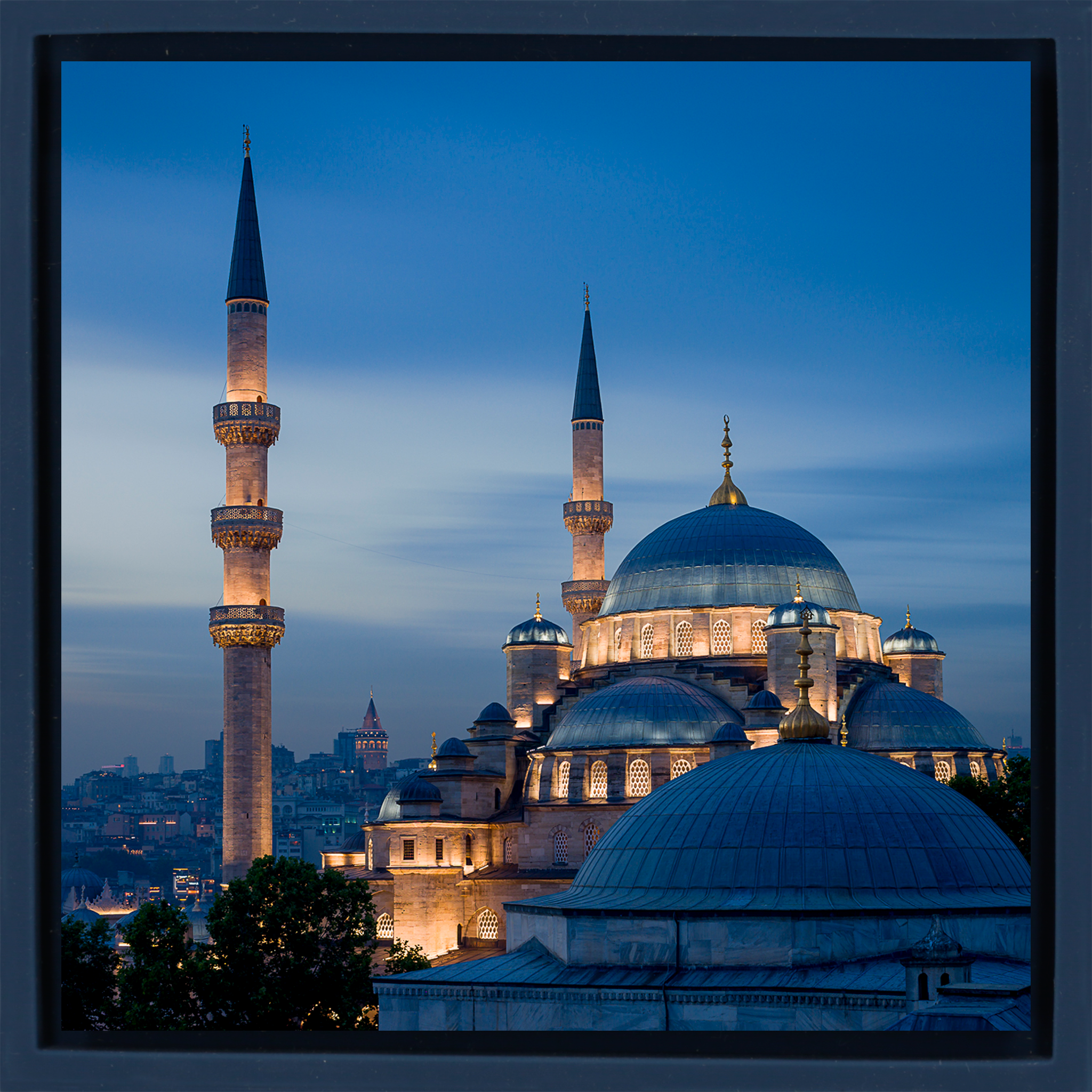 Starlight over Istanbul - Donkerblauwe Wrapp