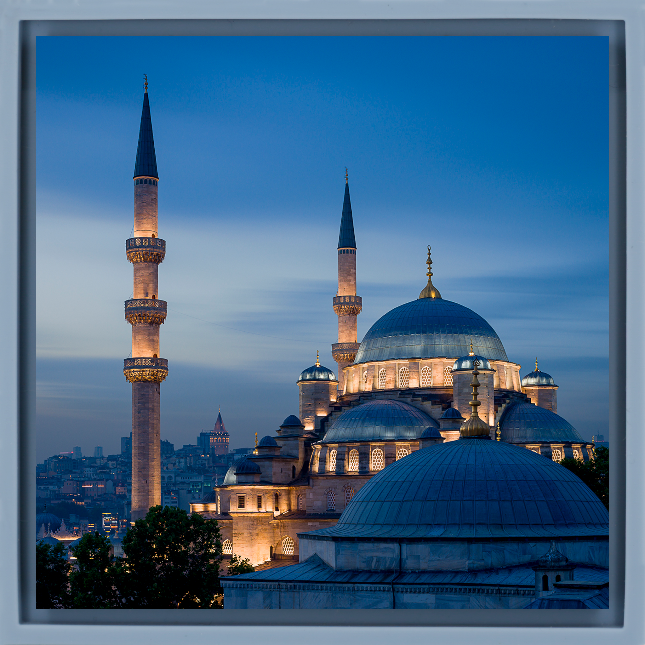 Starlight over Istanbul - Lichtblauwe Wrapp