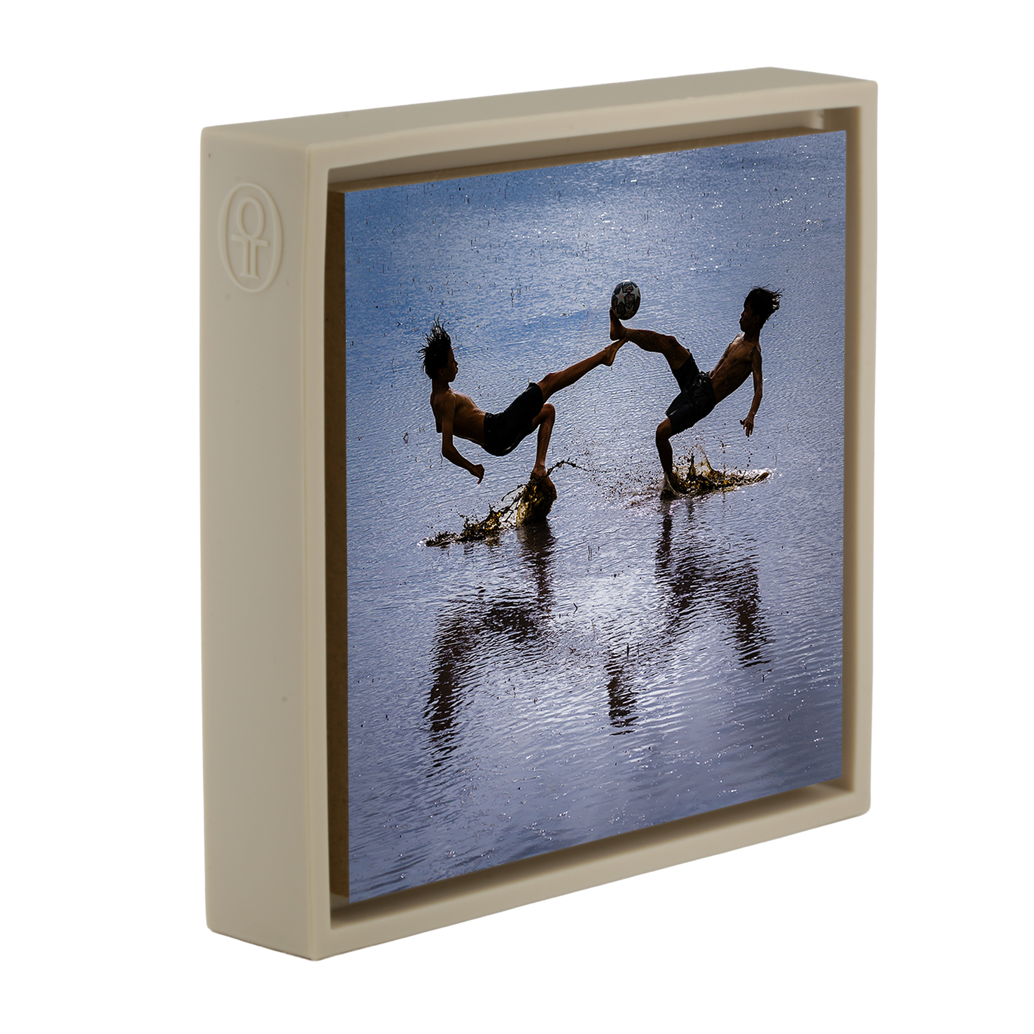 Überschwemmung - Sandumhüllung