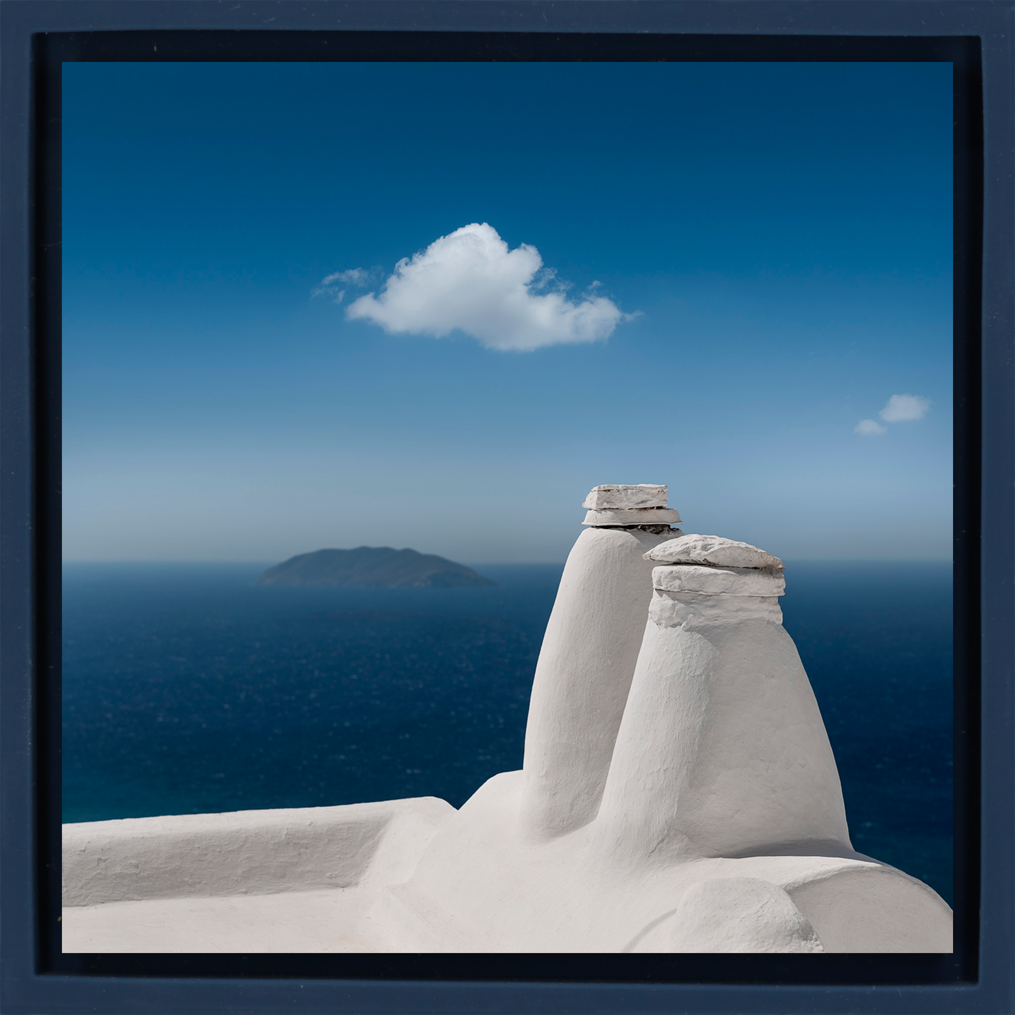 Anafi White Chimneys - Donkerblauwe Wrapp