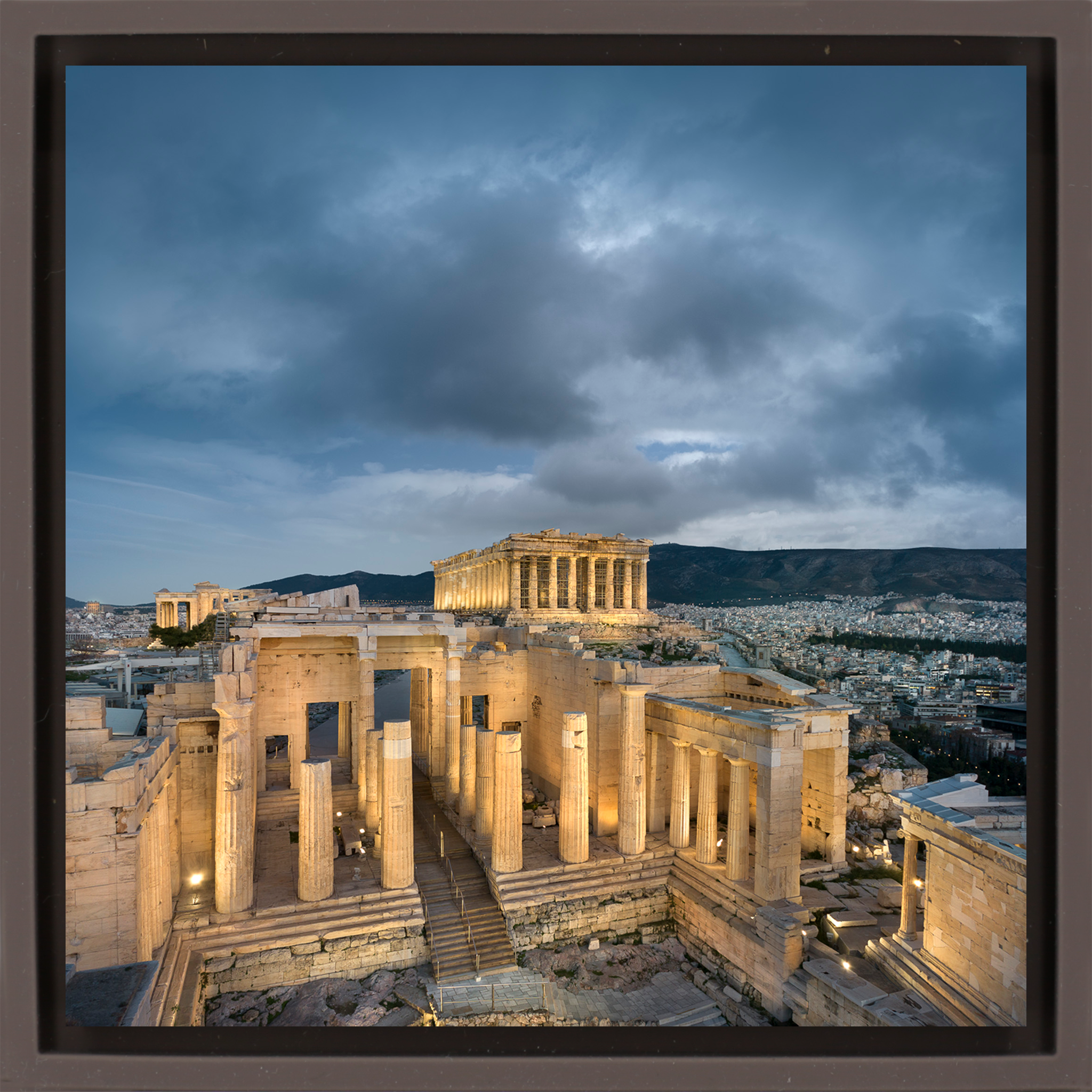 Twilight over the Propylaea - Bruine Wrapp