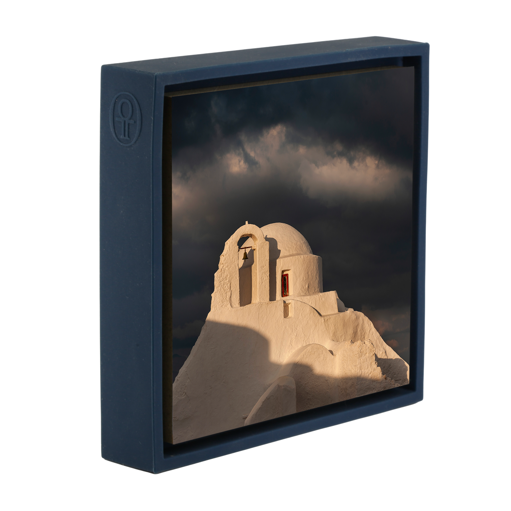 Storm over Paraportiani- Dark Blue Wrapp