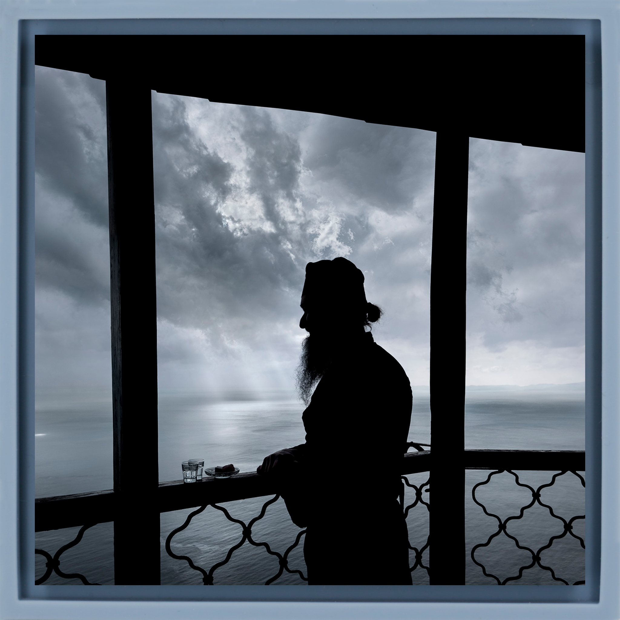 Contemplation at Athos - Lichtblauwe Wrapp