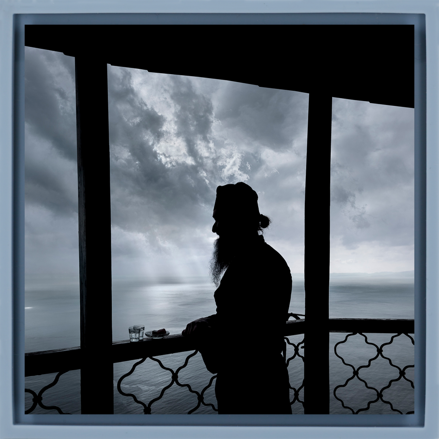 Contemplation at Athos - Lichtblauwe Wrapp