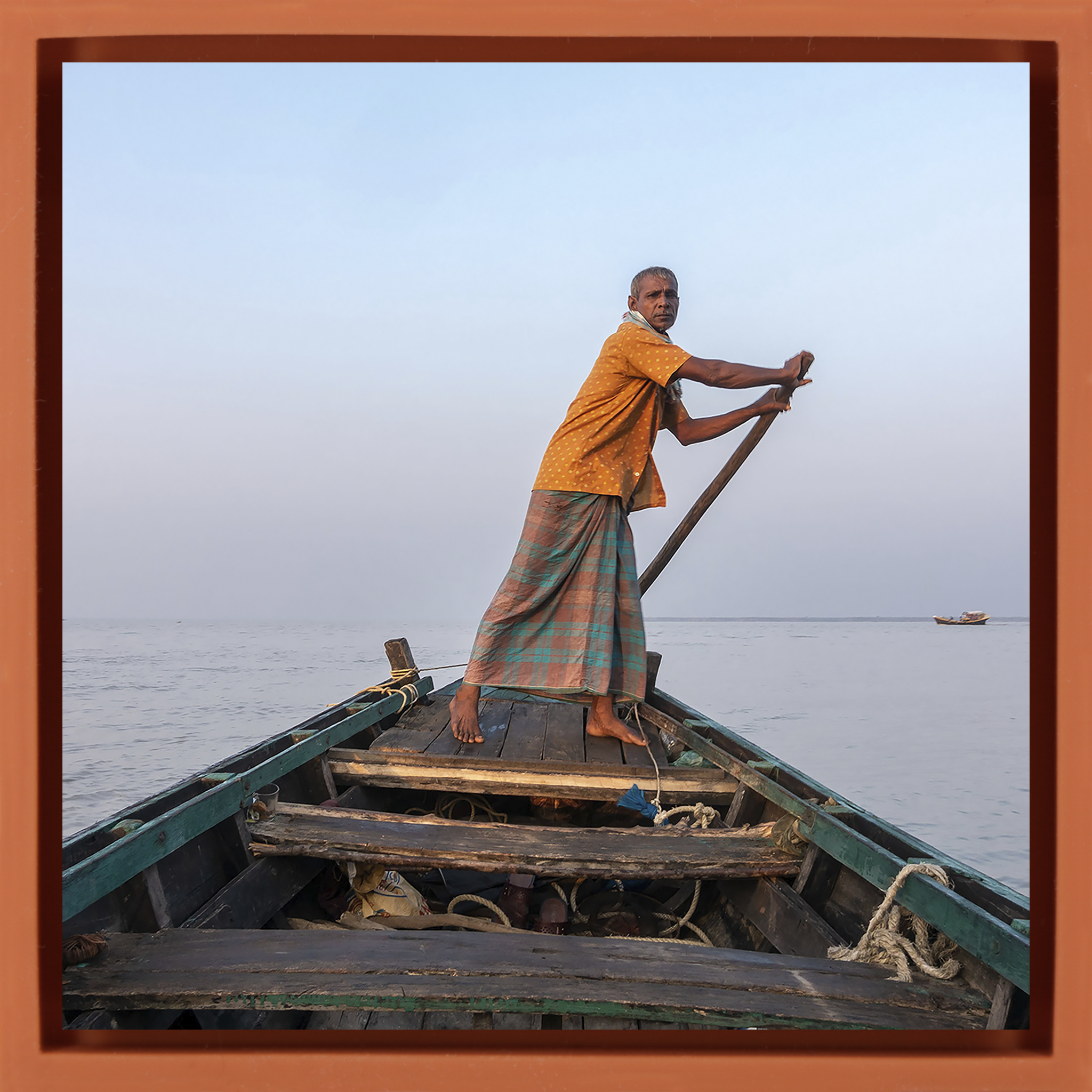 The Boatman- Orange Wrapp