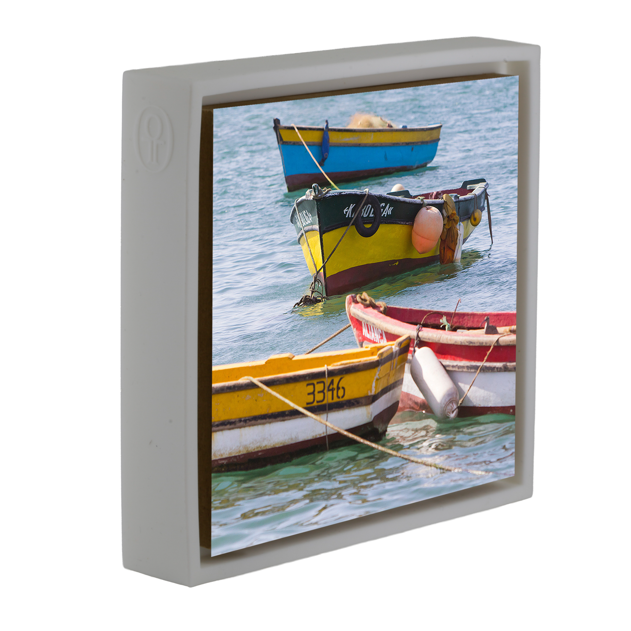 Petits bateaux de pêche - Emballage blanc