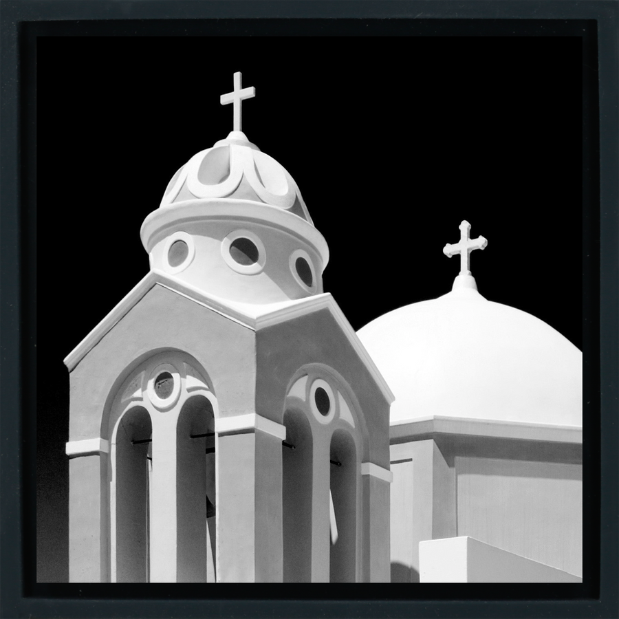 Santorini Church - Black Wrapp