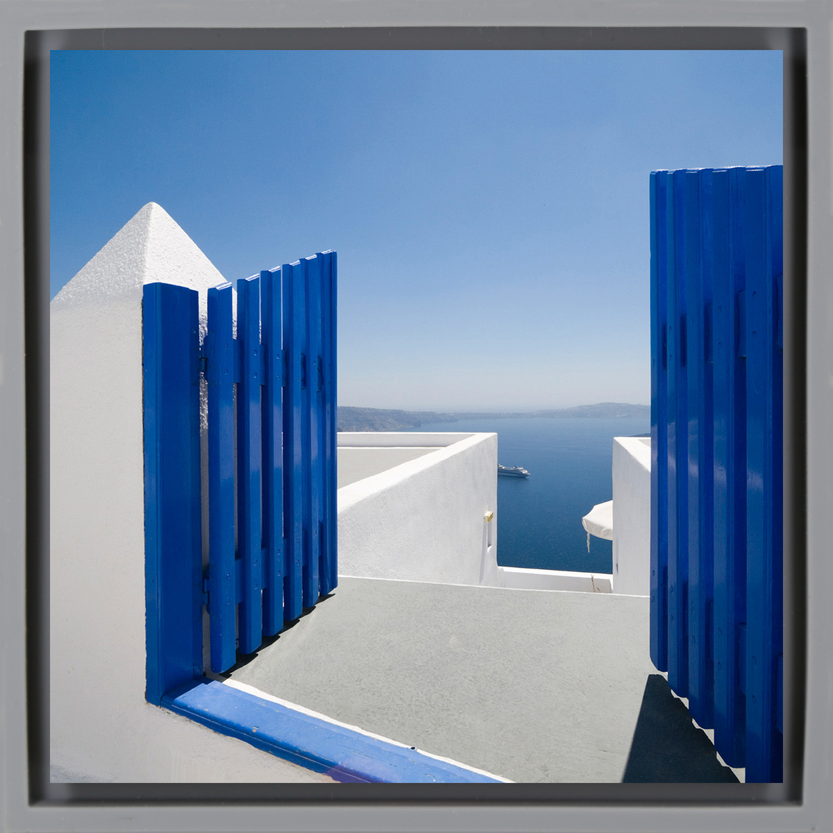 Blue White