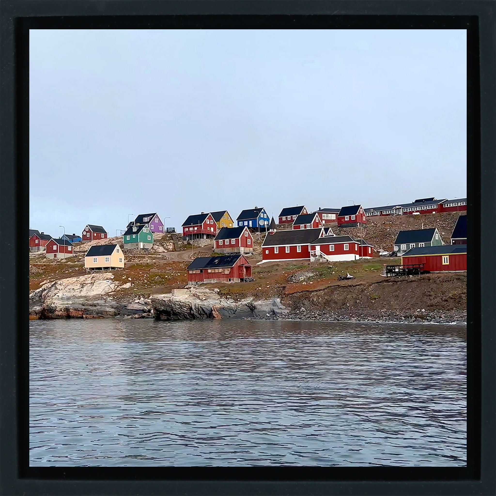 Colored Houses - Black Wrapp