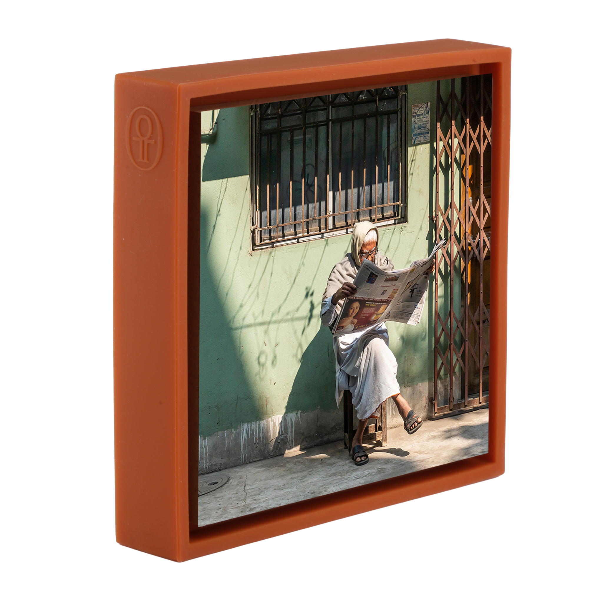 Papier de lecture - Emballage orange