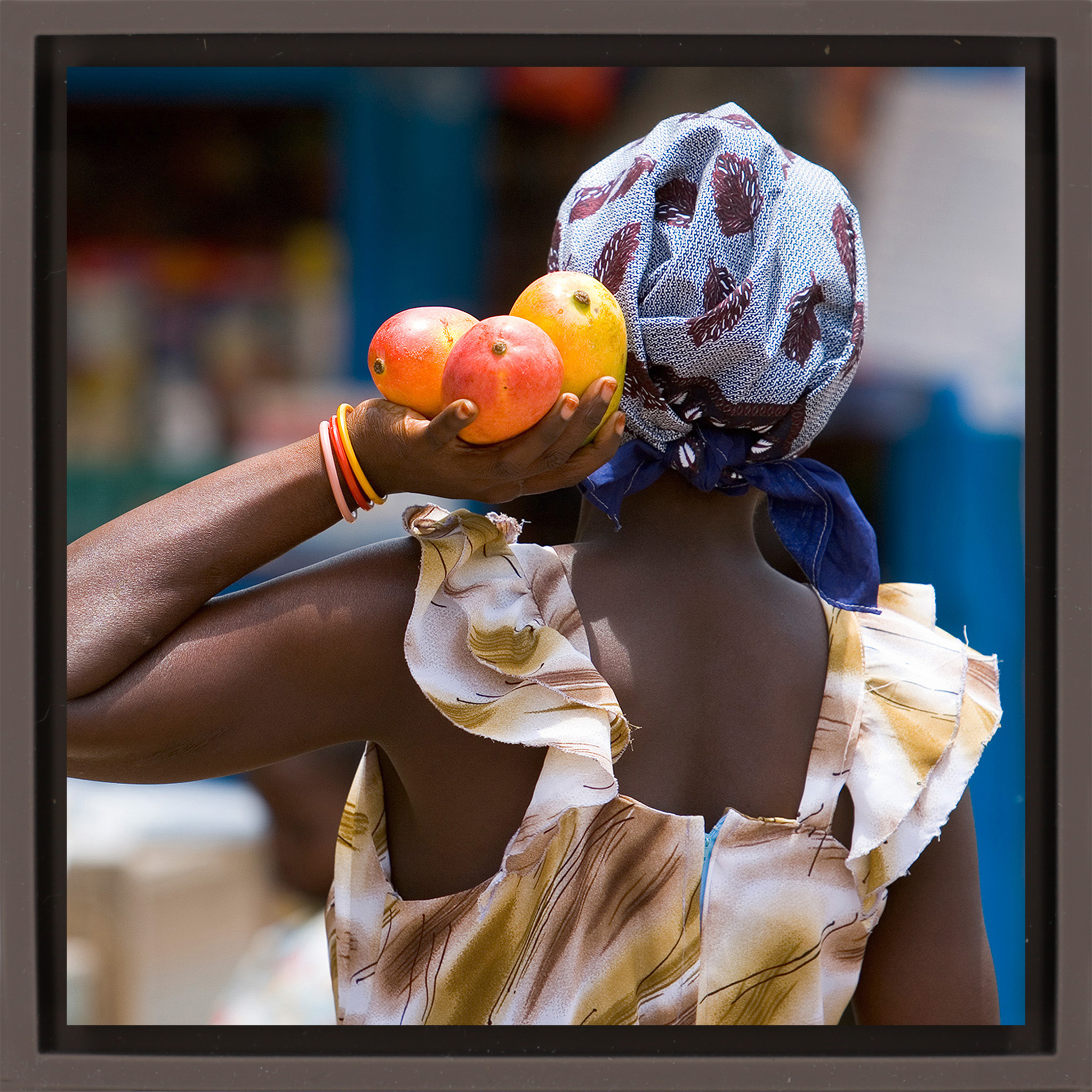 Three Mangos - Bruine Wrapp