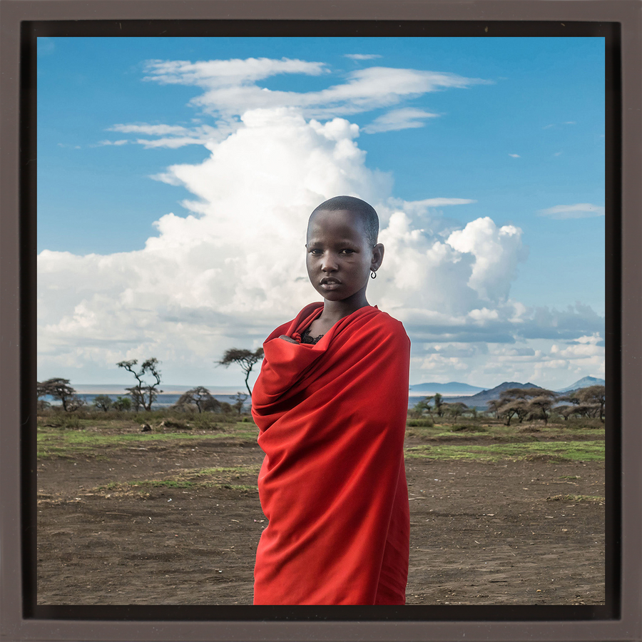 Kid in Red - Braune Wrapp